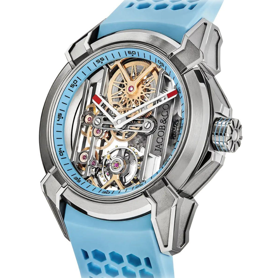 Jacob & Co EX110.20.AA.AJ.ABRUA Epic X Blue Titanium 44mm