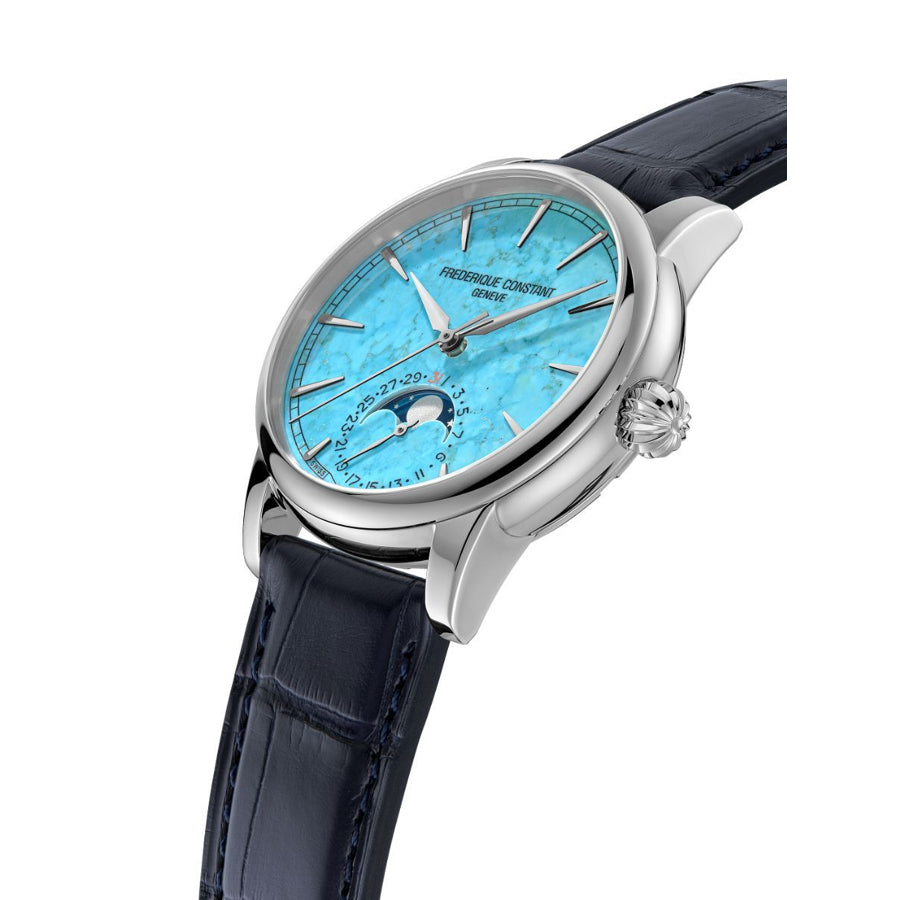 Frederique Constant FC-716TU3H6 Classic Moonphase Date Manufacture Turquoise Limited Edition