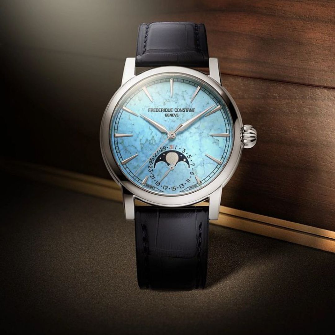Frederique Constant FC-716TU3H6 Classic Moonphase Date Manufacture Turquoise Limited Edition