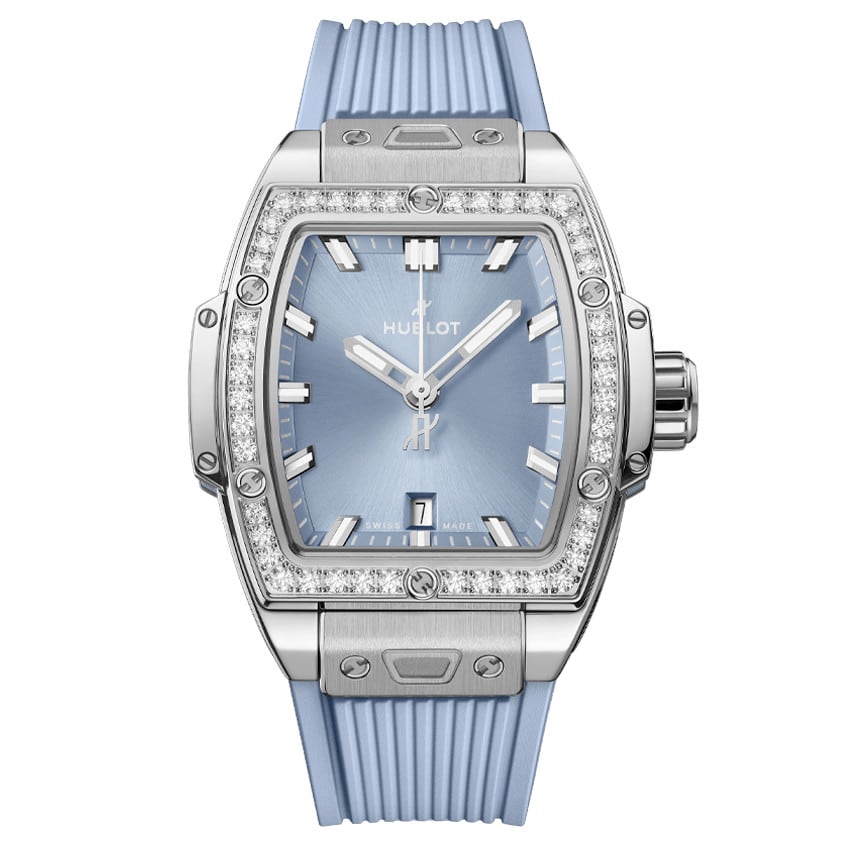 Hublot Spirit of Big Bang Steel Coal Blue Diamonds 32mm 682.SX.717B.RX.1204