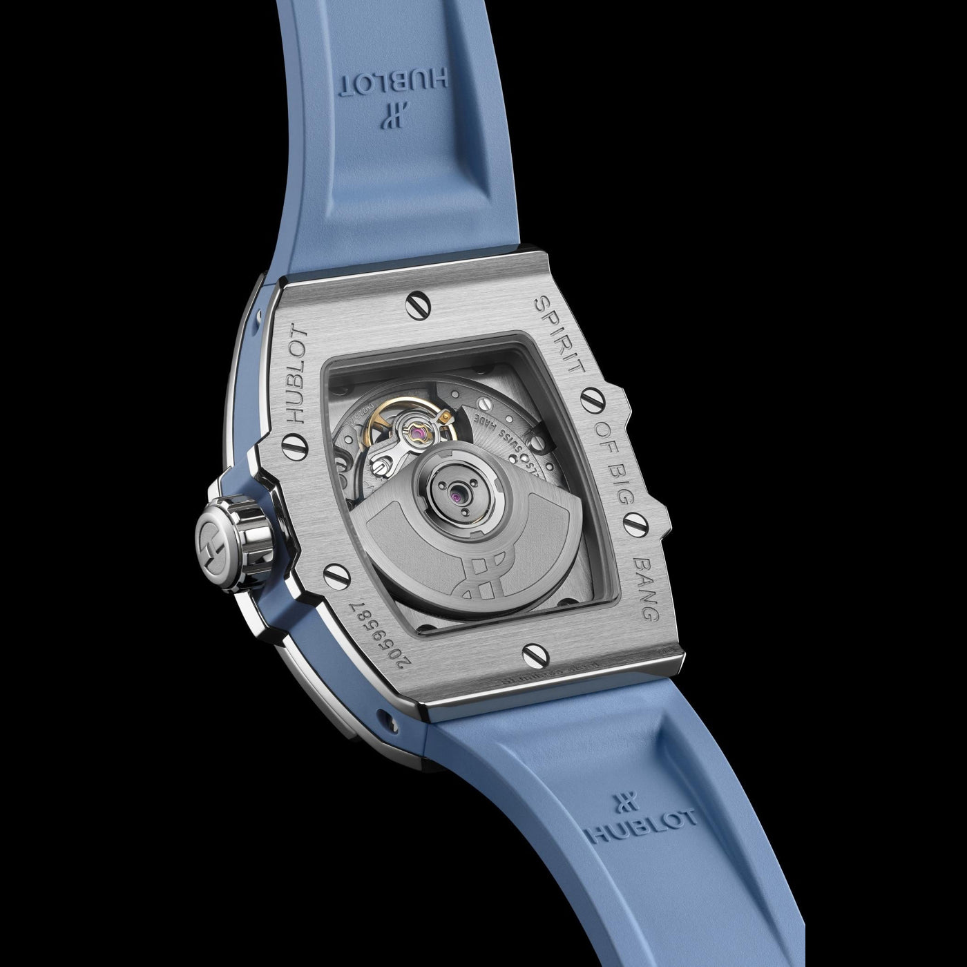 Hublot Spirit of Big Bang Steel Coal Blue Diamonds 32mm 682.SX.717B.RX.1204