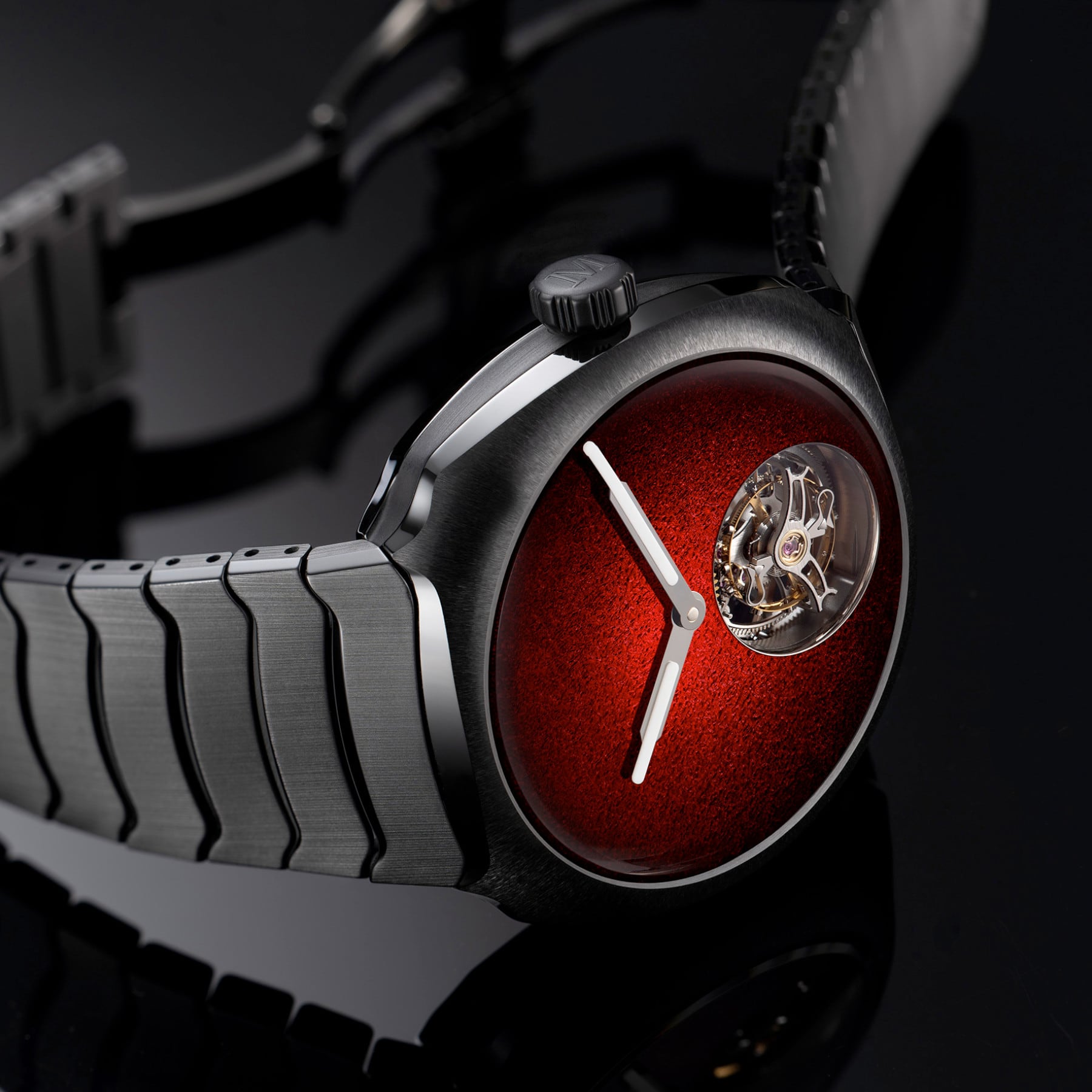 H. Moser & Cie. Streamliner Tourbillon Concept Ceramic 6805-2100