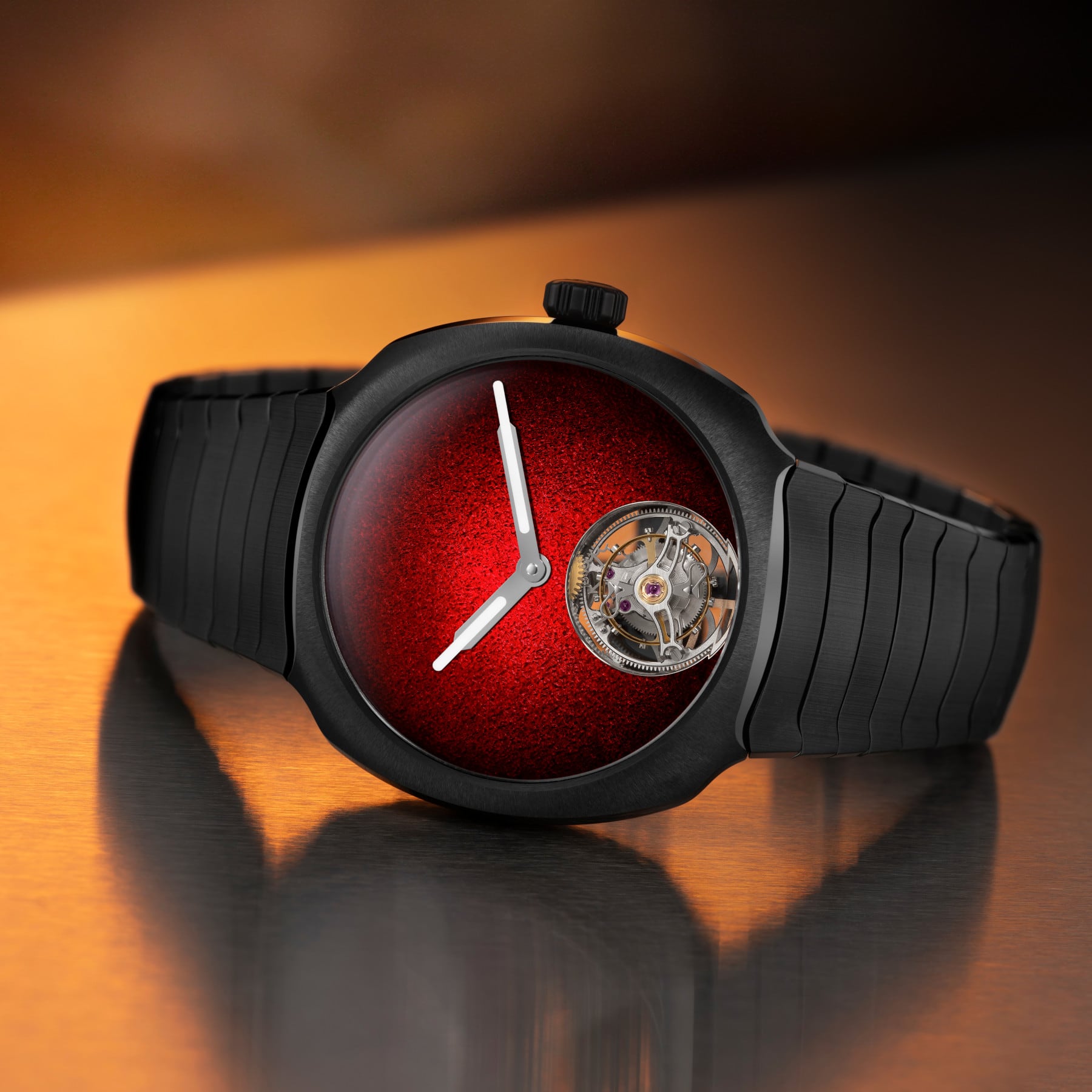 H. Moser & Cie. Streamliner Tourbillon Concept Ceramic 6805-2100