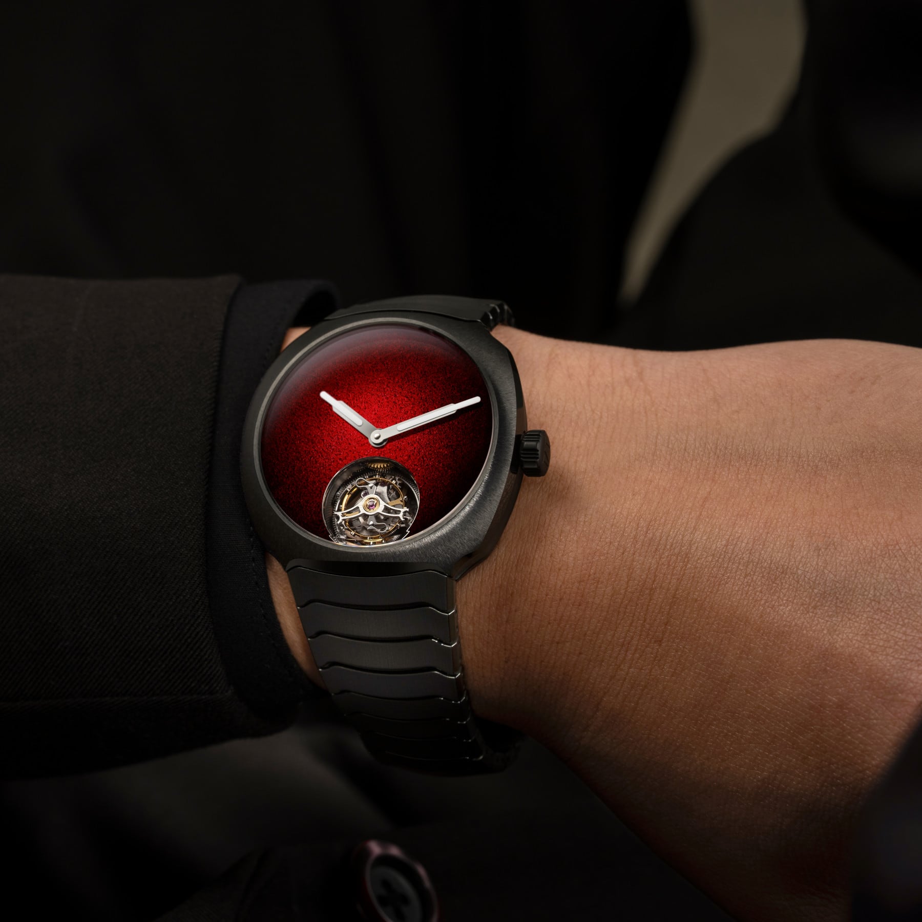 H. Moser & Cie. Streamliner Tourbillon Concept Ceramic 6805-2100