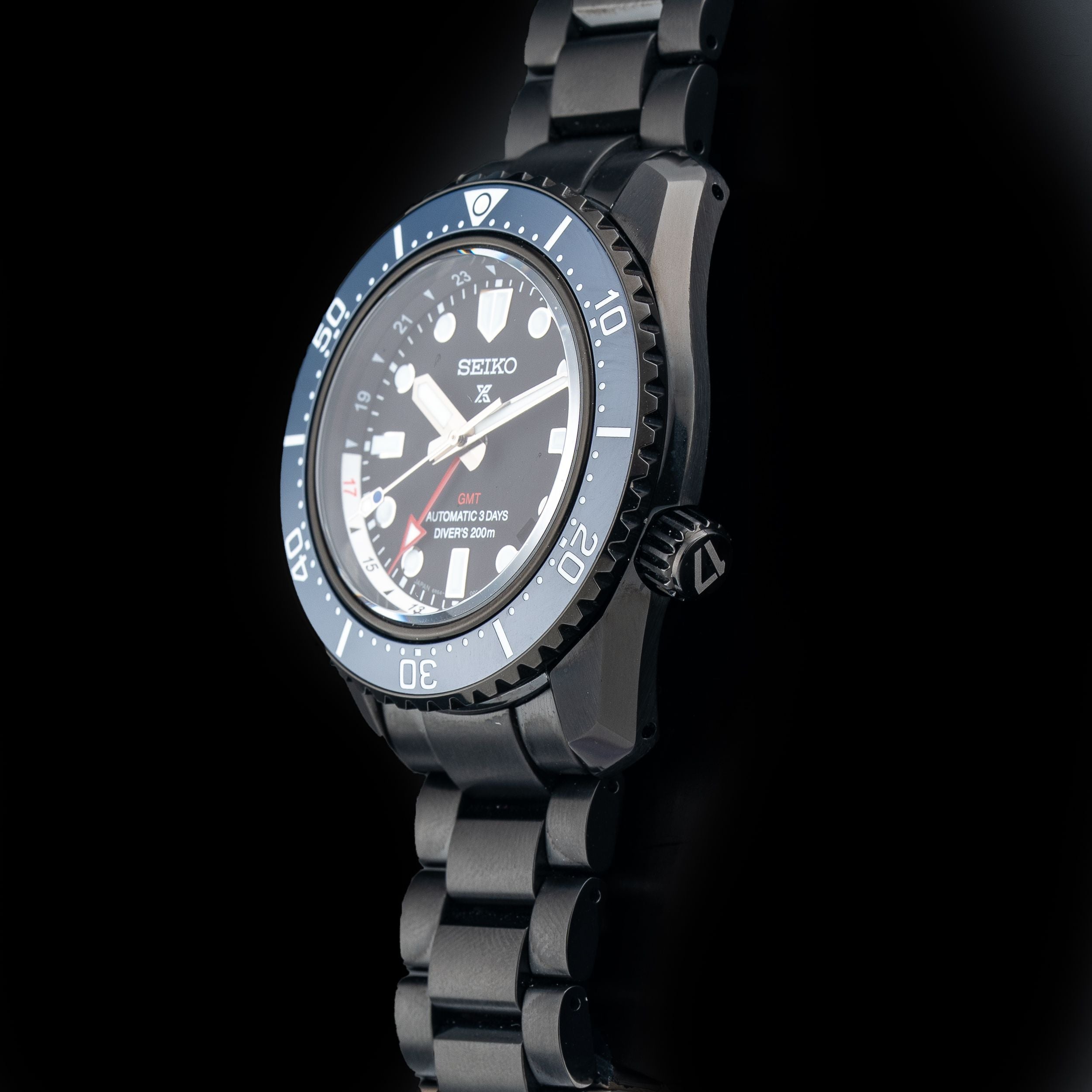 Seiko Prospex Shohei Ohtani SBEJ023 Limited Edition Prospex GMT Diver Black Dial