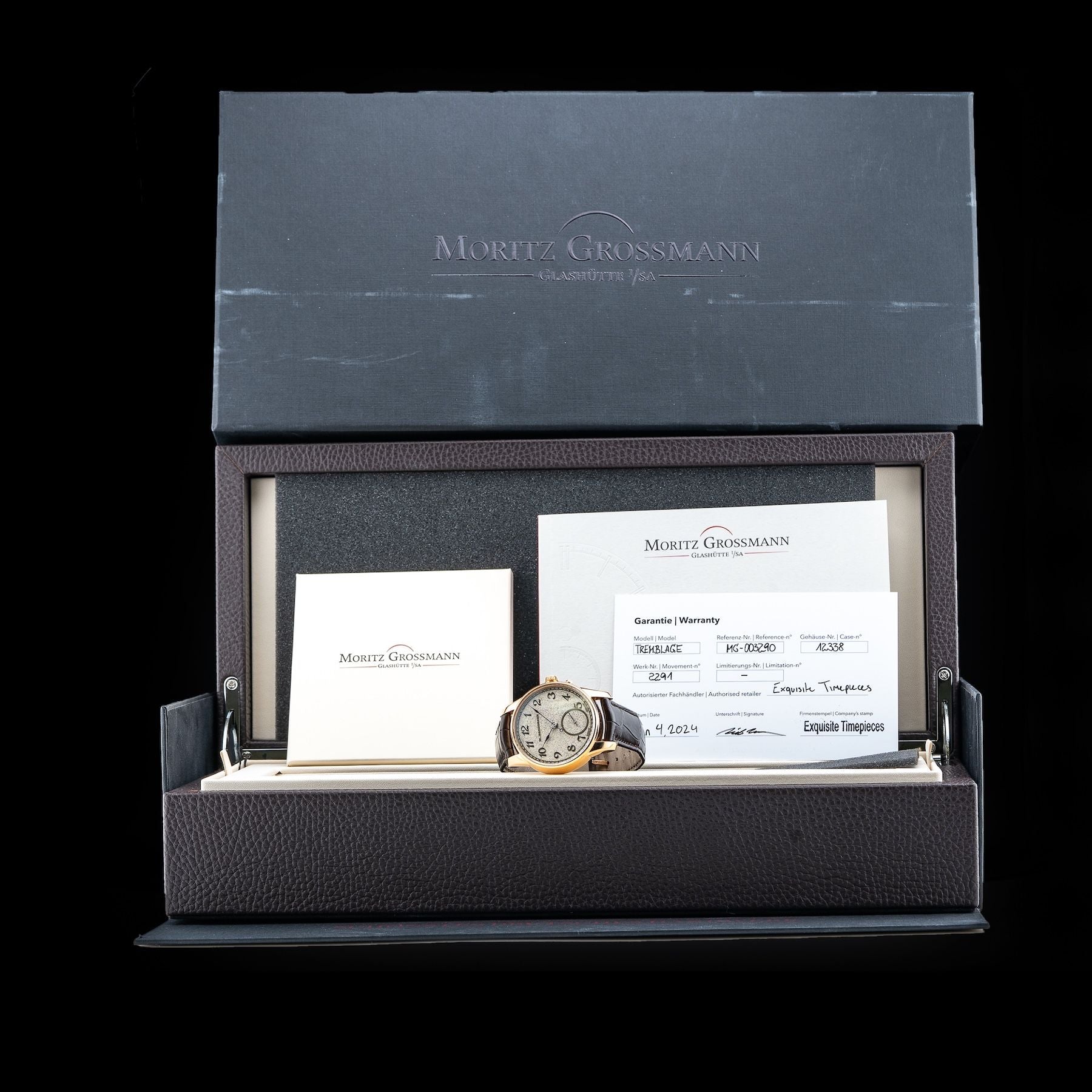 Moritz Grossmann Tremblage Rose Gold German Silver MG-003290