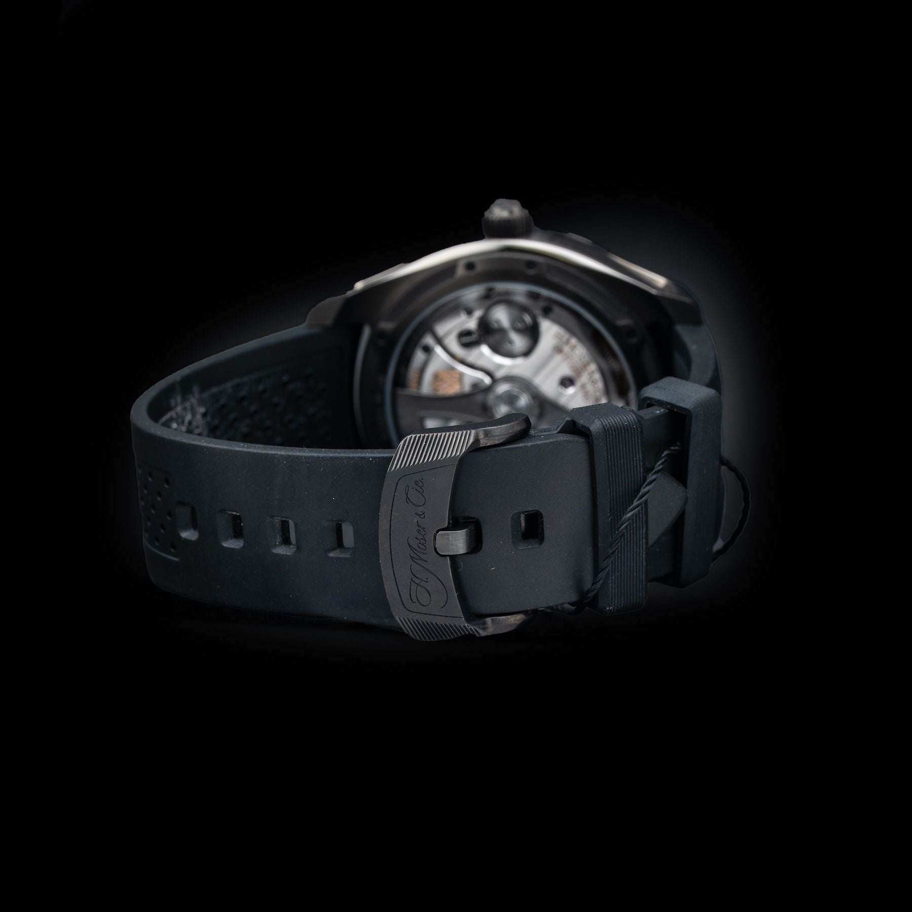 H. Moser & Cie. Pioneer Centre Seconds Funky Blue Black Edition 3200-1205