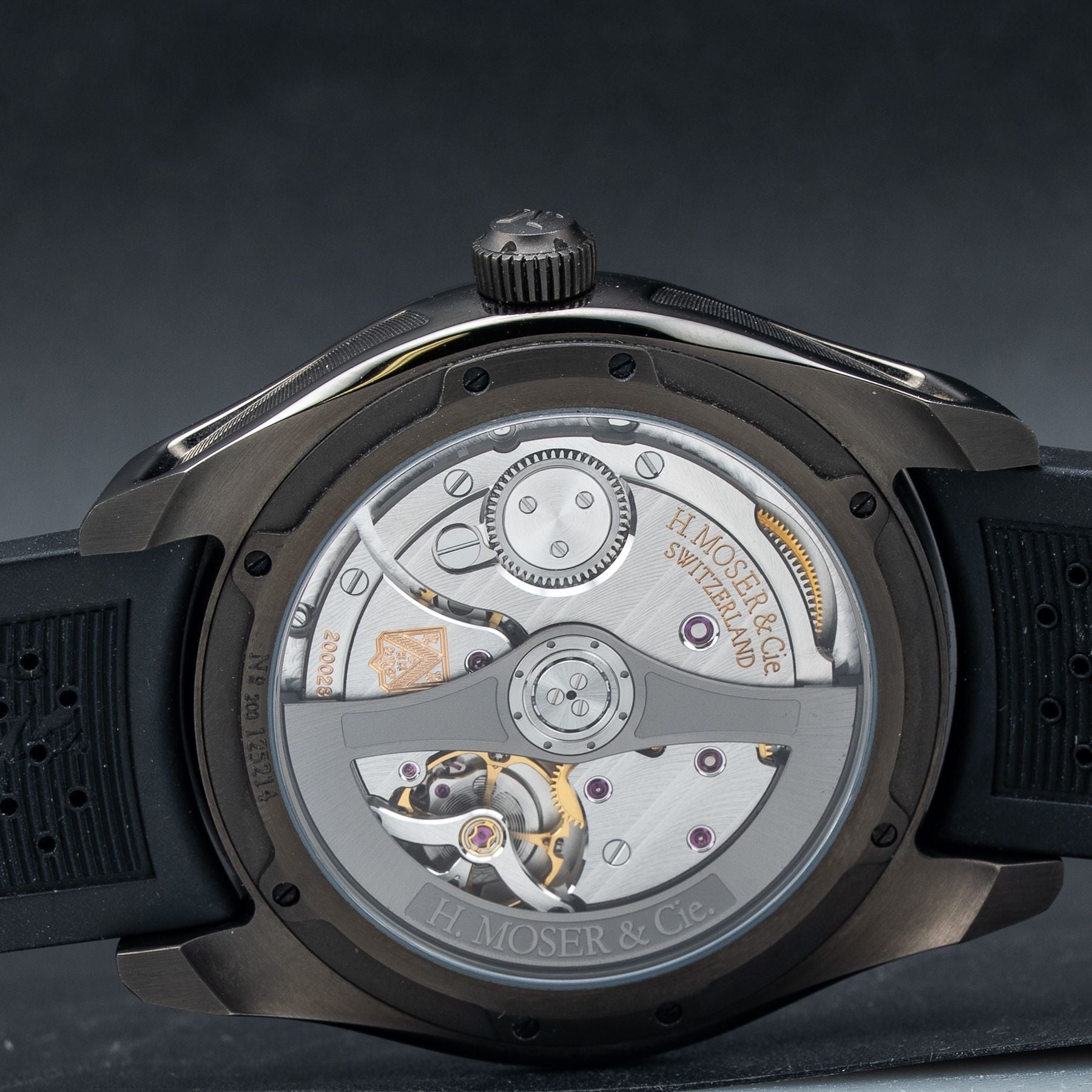 H. Moser & Cie. Pioneer Centre Seconds Funky Blue Black Edition 3200-1205