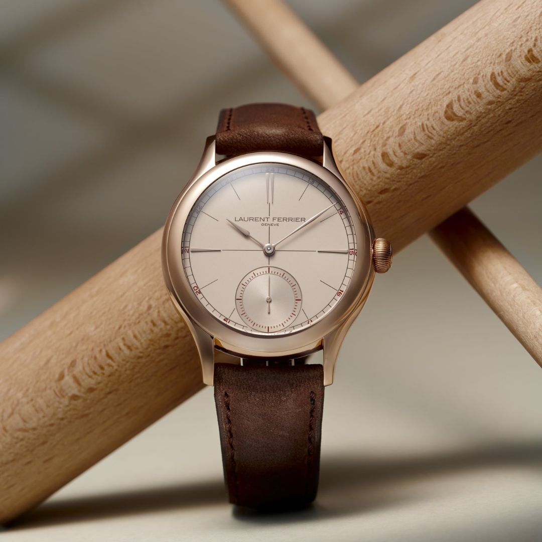 Laurent Ferrier LCF036.R5.BR5 Classic Origin Rose Gold Beige Dial