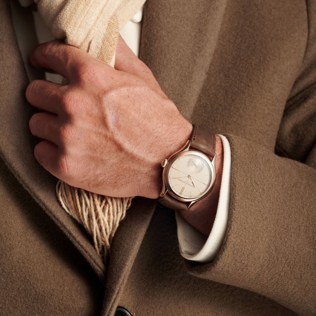 Laurent Ferrier LCF036.R5.BR5 Classic Origin Rose Gold Beige Dial