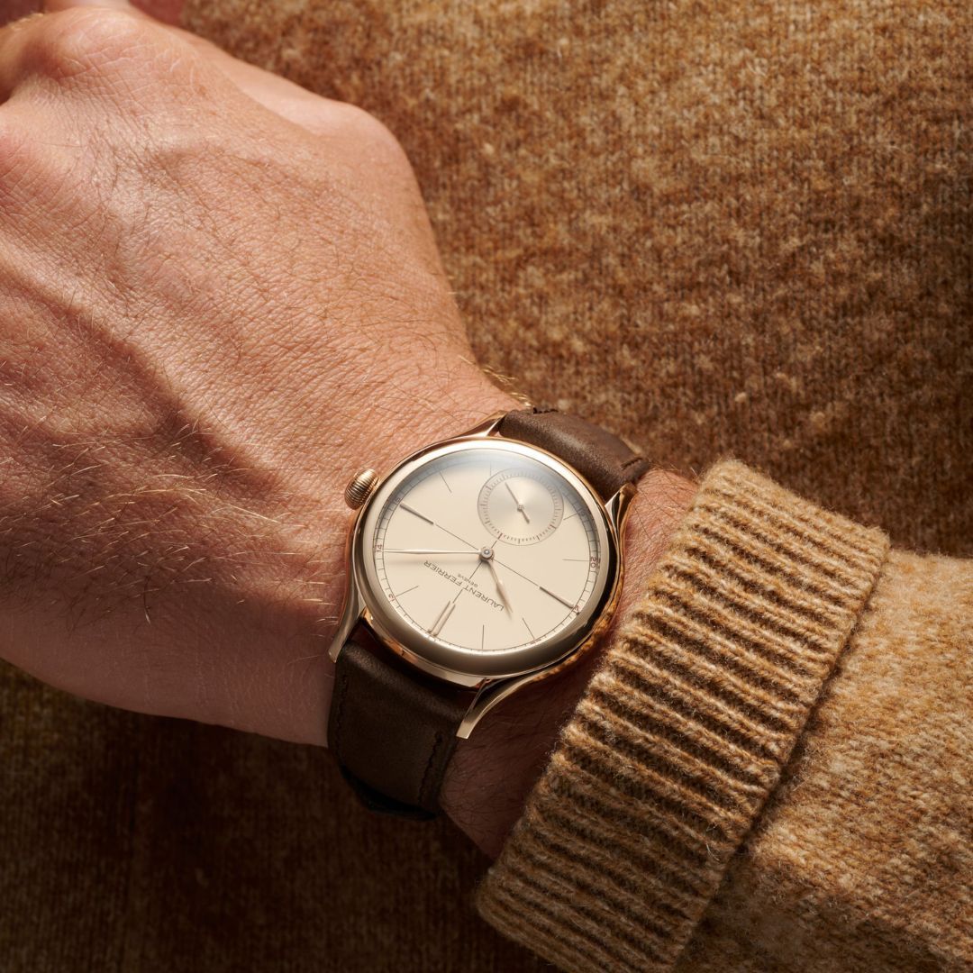 Laurent Ferrier LCF036.R5.BR5 Classic Origin Rose Gold Beige Dial
