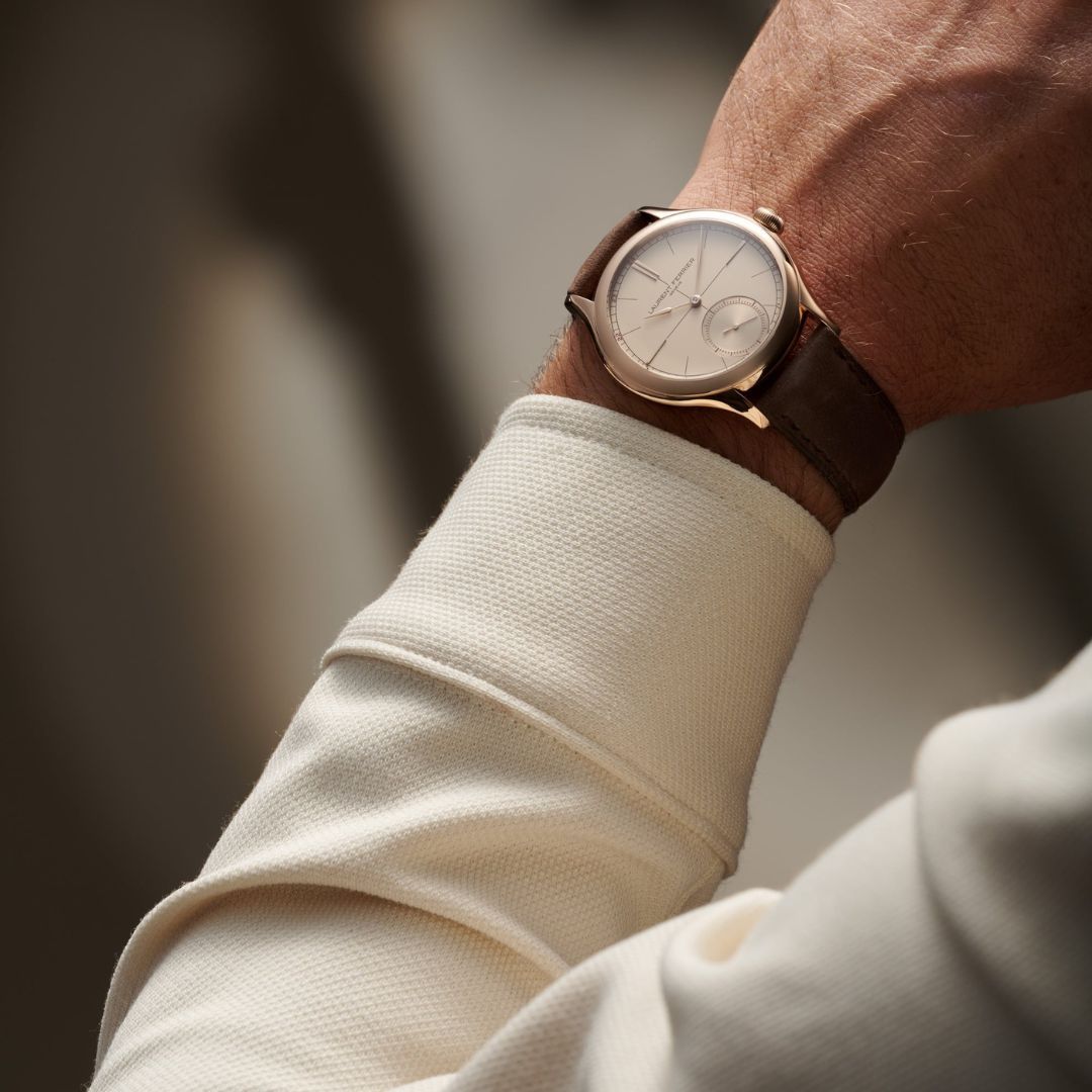 Laurent Ferrier LCF036.R5.BR5 Classic Origin Rose Gold Beige Dial