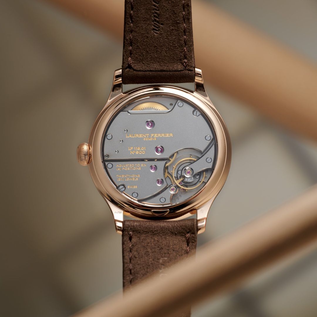 Laurent Ferrier LCF036.R5.BR5 Classic Origin Rose Gold Beige Dial