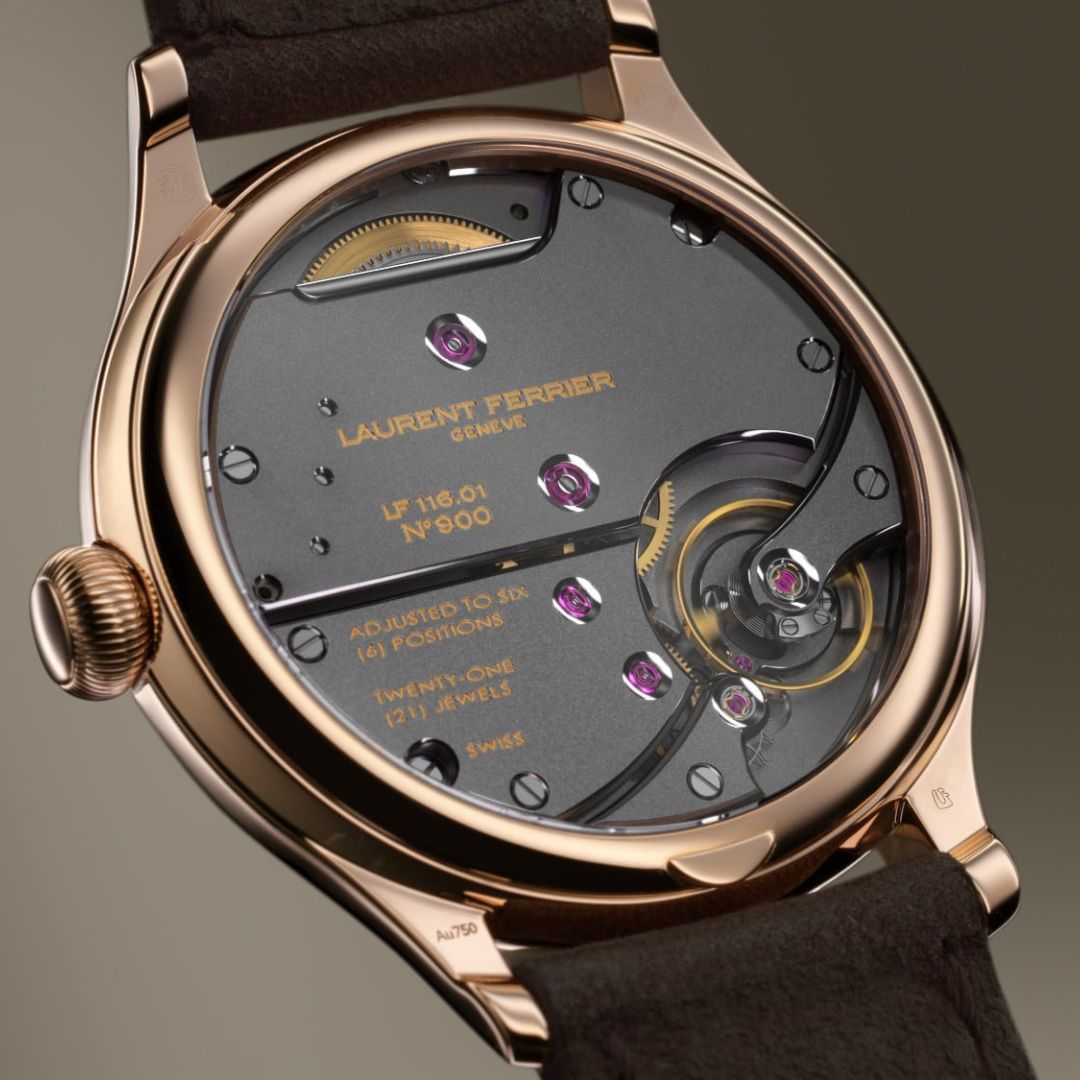 Laurent Ferrier LCF036.R5.BR5 Classic Origin Rose Gold Beige Dial