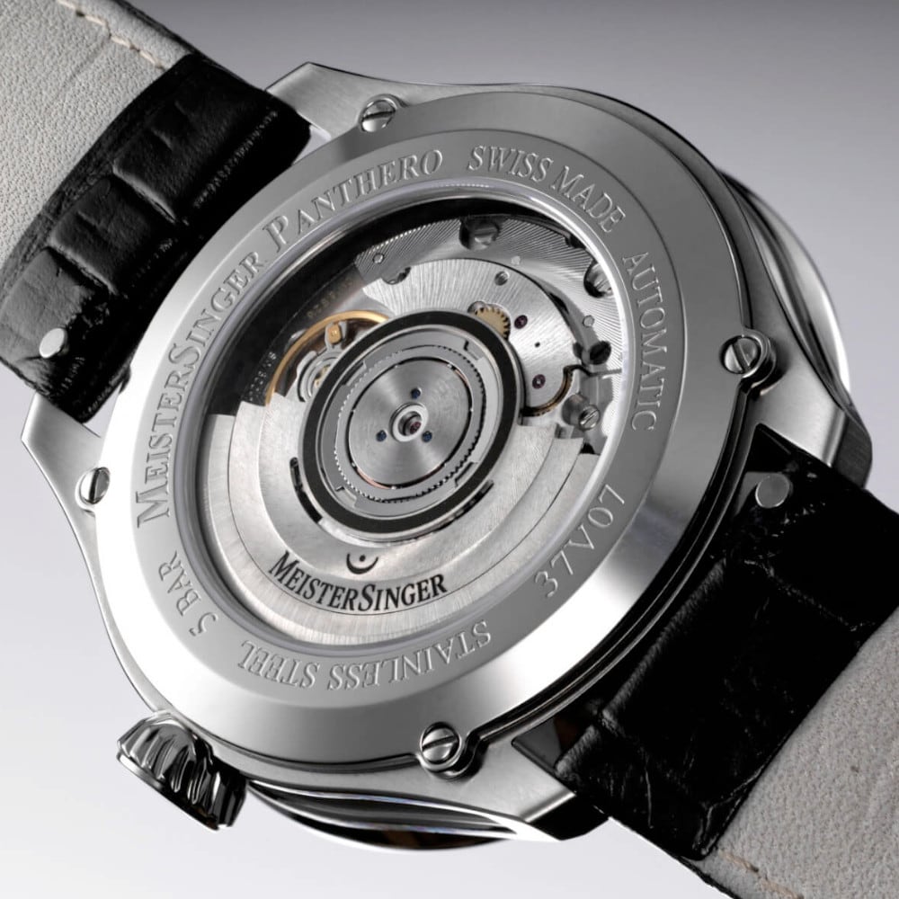 MeisterSinger Phantero Jumping Hour Black PTJH902