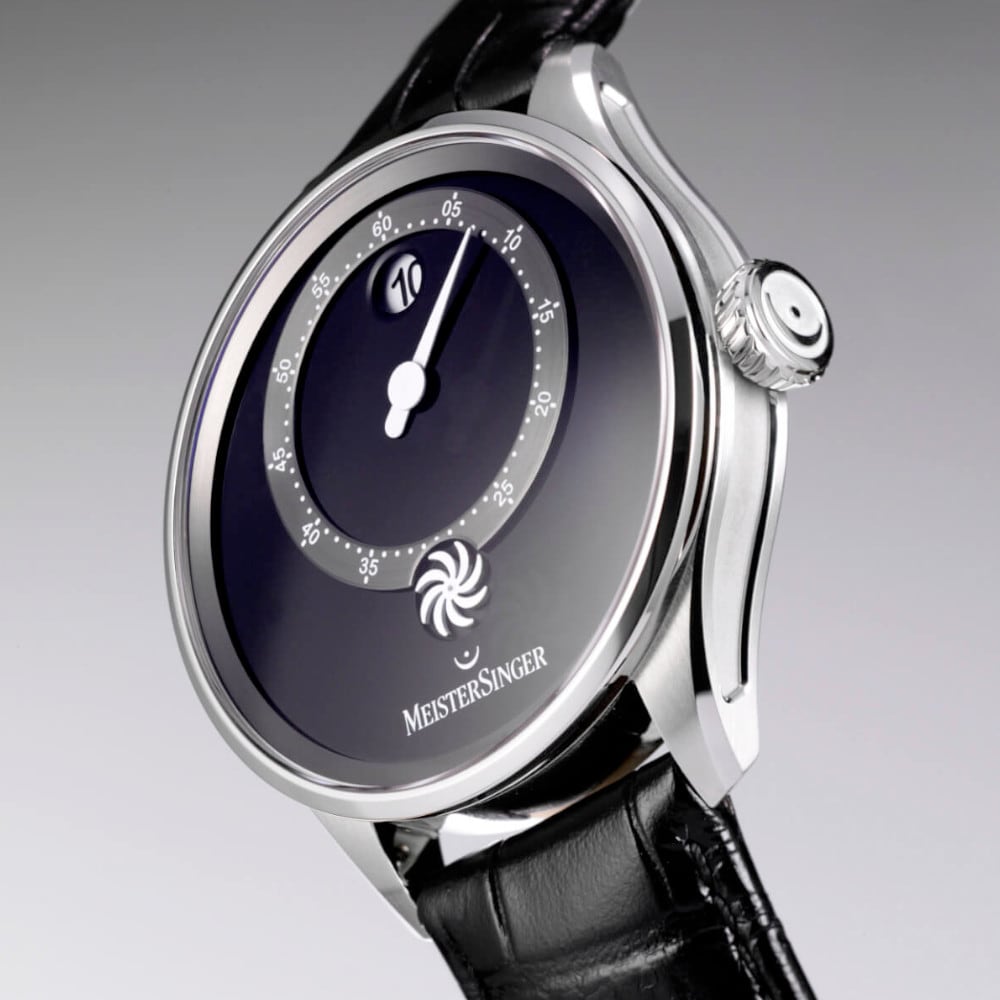 MeisterSinger Phantero Jumping Hour Black PTJH902