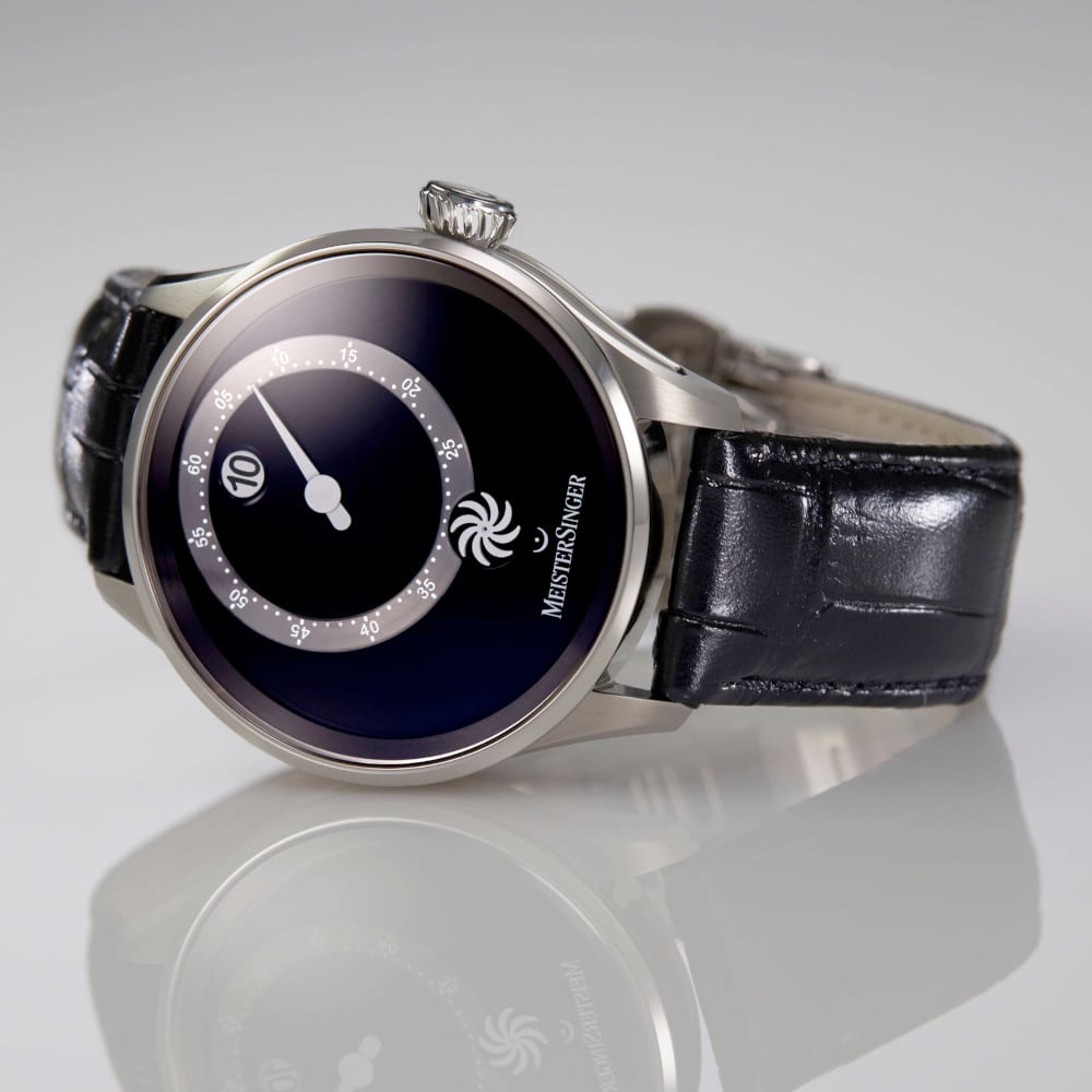 MeisterSinger Phantero Jumping Hour Black PTJH902