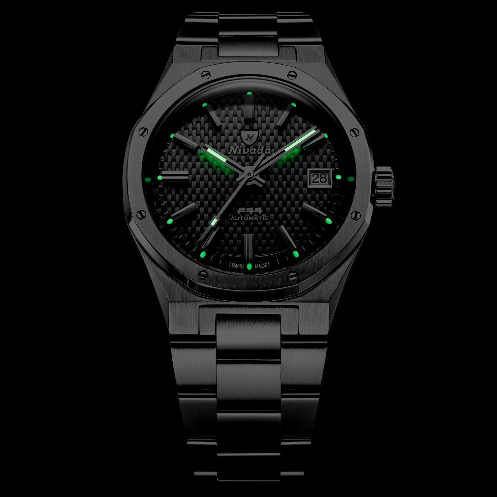 Nivada Grenchen F77 Grey Mk2 38mm No Date 68044A77