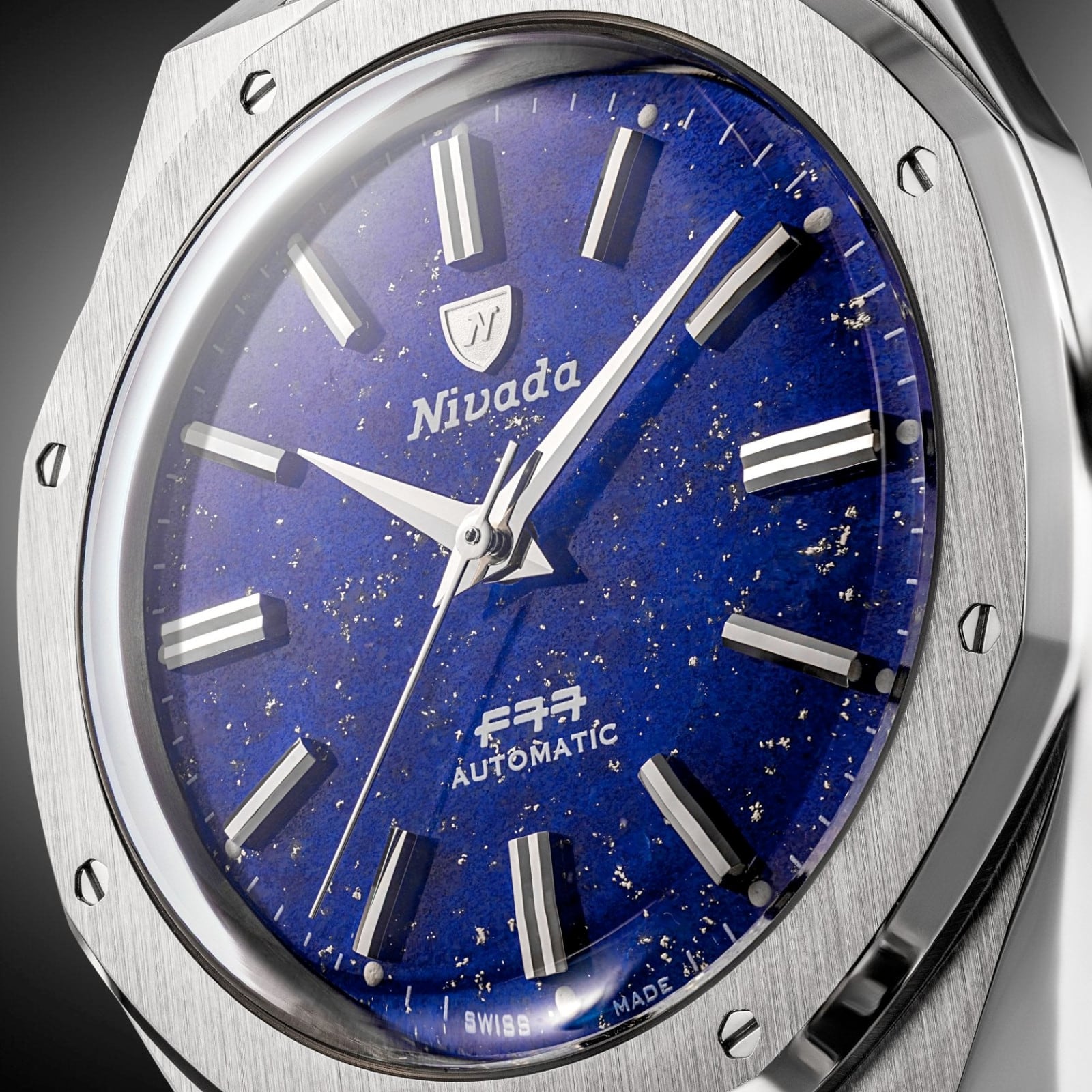 Nivada Grenchen F77 Lapis Lazuli MK2 38mm 68048A77