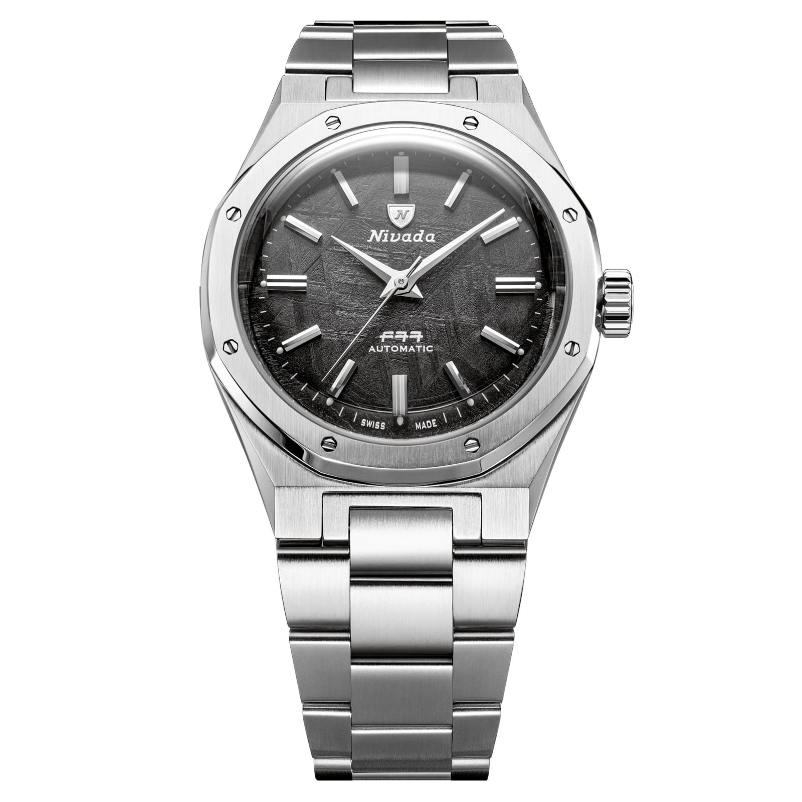 Nivada Grenchen F77 Meteorite MK2 38mm 68049A77 - Exquisite Timepieces