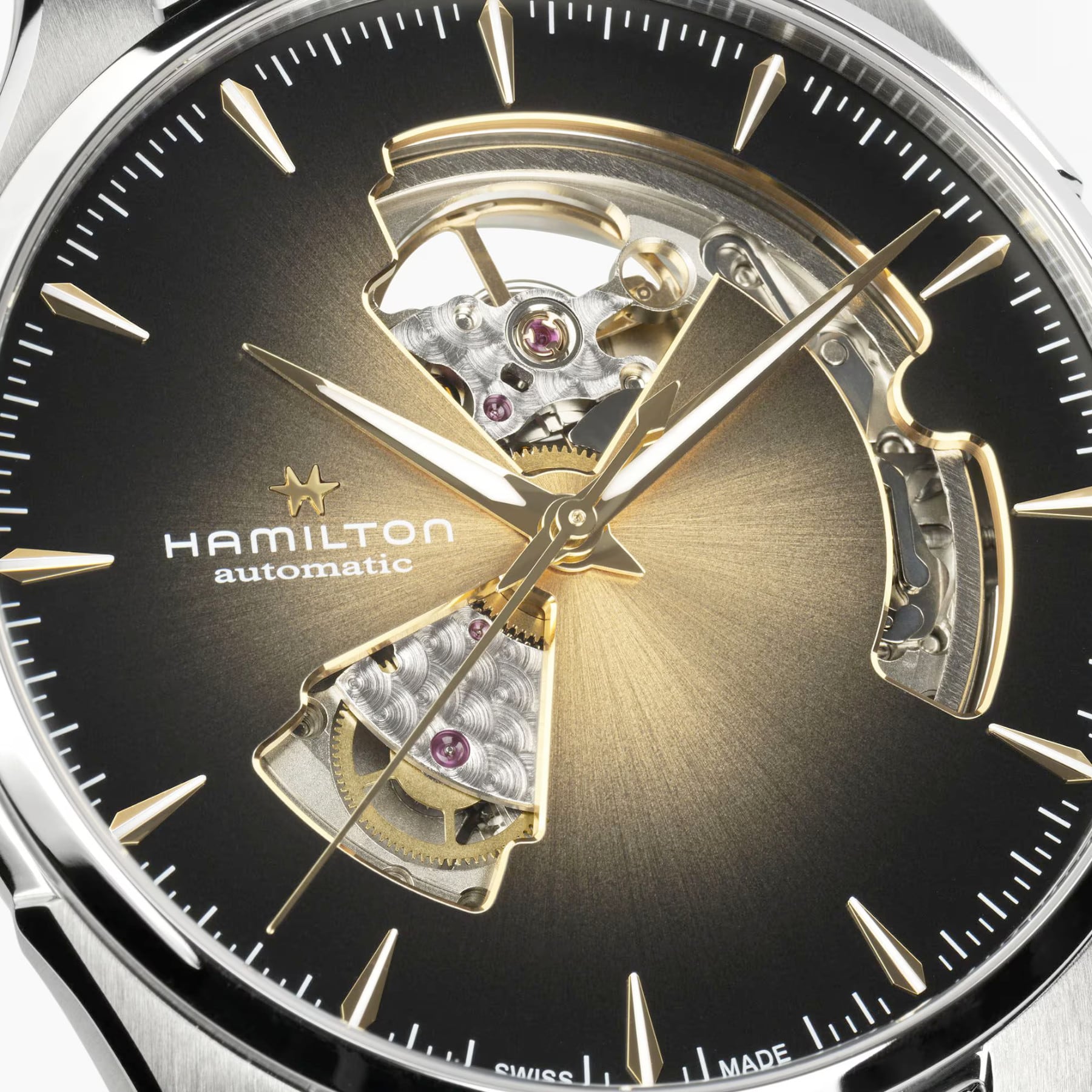Hamilton H32675501 Jazzmaster Open Heart 40Mm