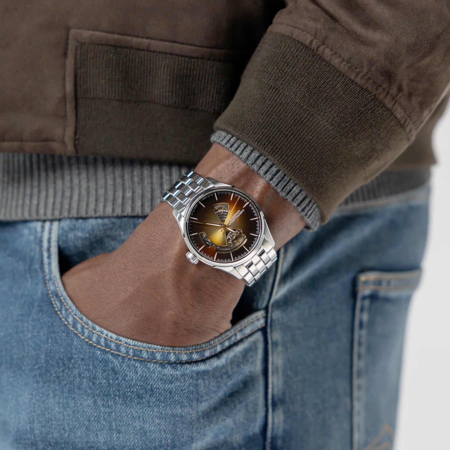 Hamilton Jazzmaster Open Heart 40mm H32675181