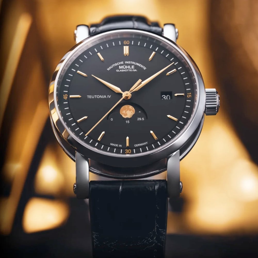 Mühle Glashütte Teutonia IV Moonphase On Bracelet M1-44-03-MB