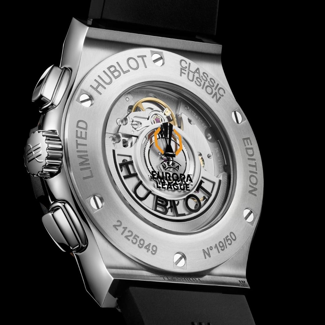 Hublot Classic Fusion Chronograph UEFA Europa League Titanium Carbon 541.NQ.1470.RX.UEL26