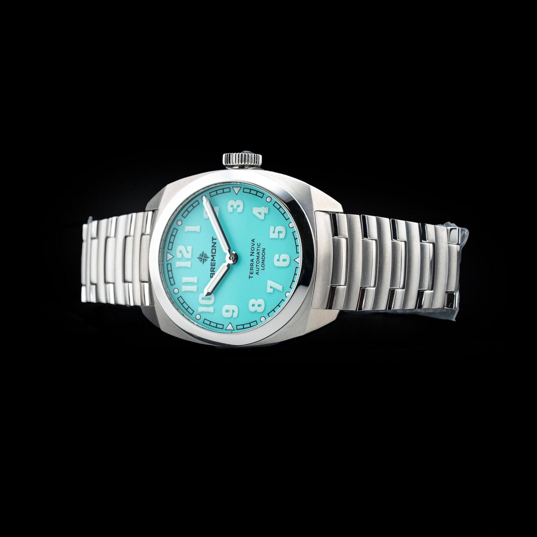 Bremont Terra Nova 38 Turquoise TN38-ND-SS-TQ-B
