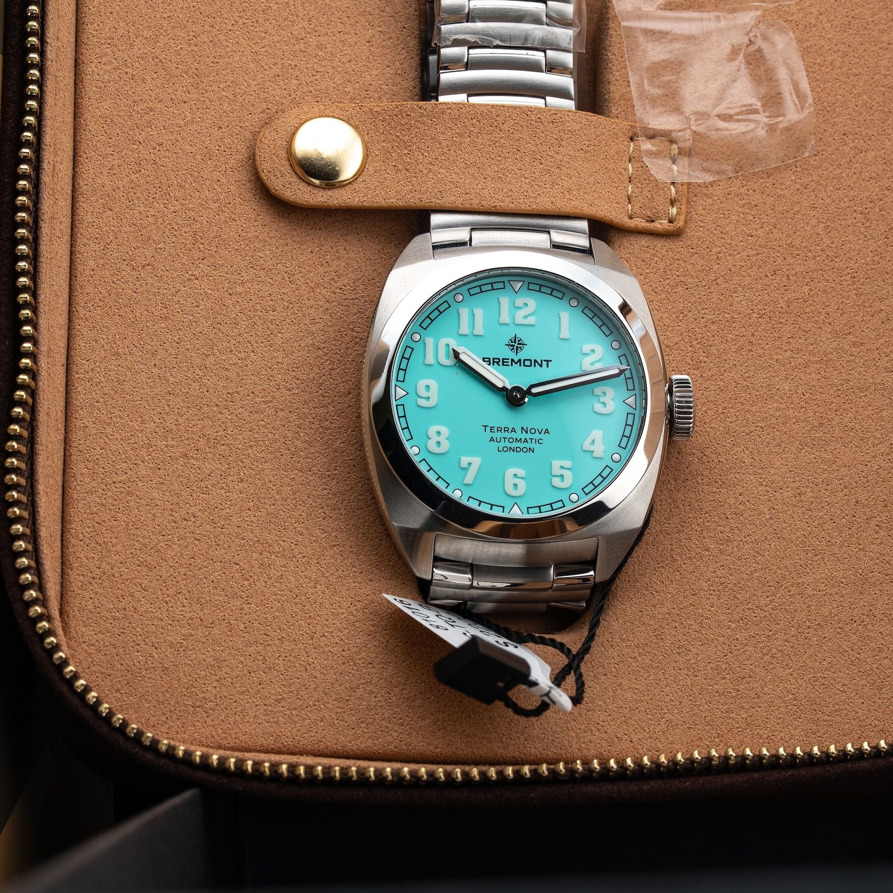 Bremont Terra Nova 38 Turquoise TN38-ND-SS-TQ-B