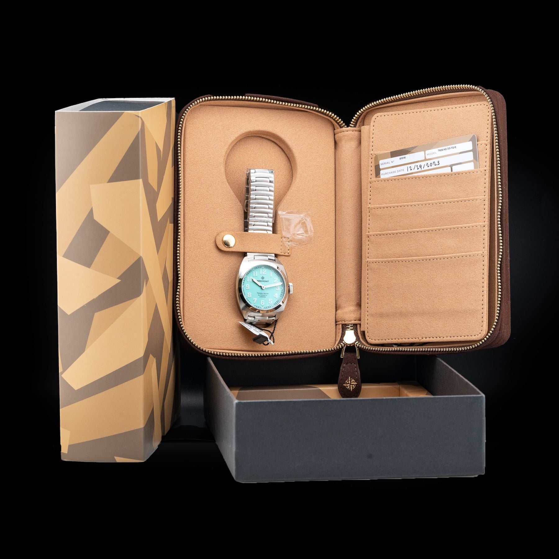 Bremont Terra Nova 38 Turquoise TN38-ND-SS-TQ-B
