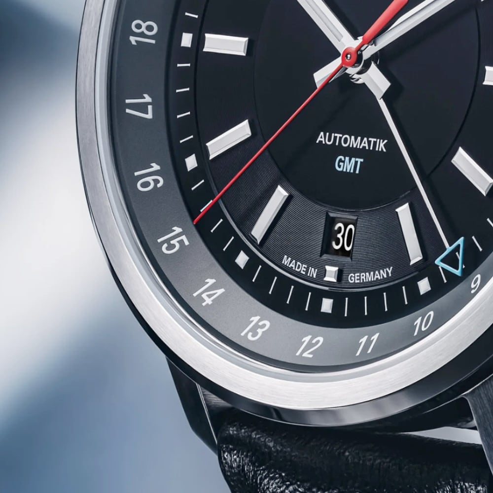 Mühle Glashütte 29ER Big GMT On Blue Canvas Strap M1-25-93-CB-I