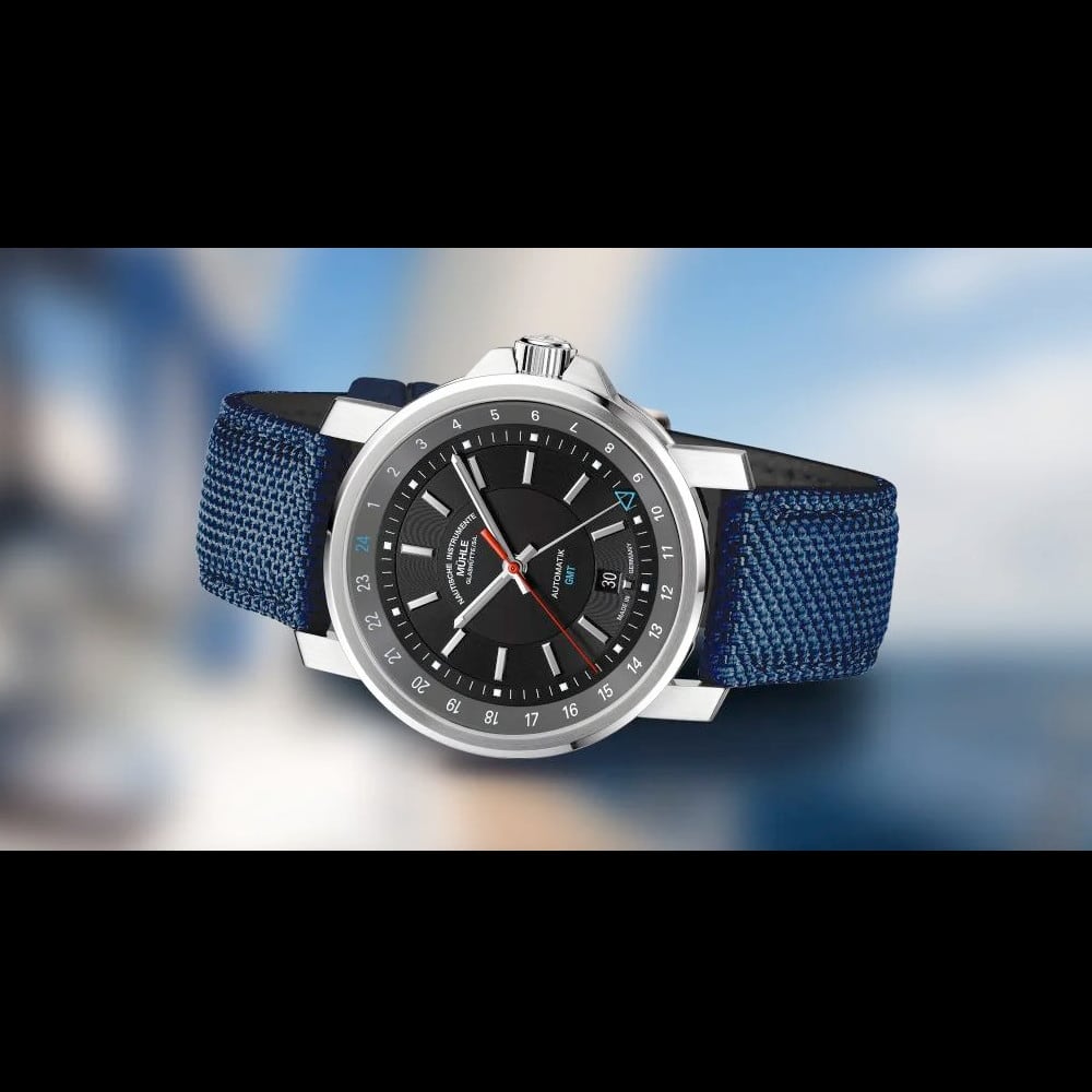 Mühle Glashütte 29ER Big GMT On Grey Canvas Strap