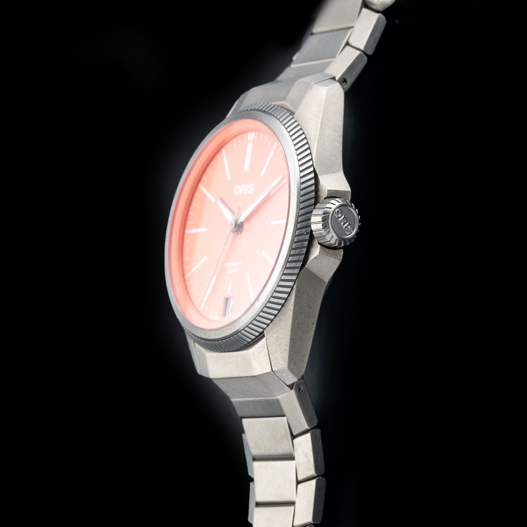 Oris 01 400 7778 7158-07 7 20 01TLC Big Crown Propilot X Calibre 400 Salmon Dial