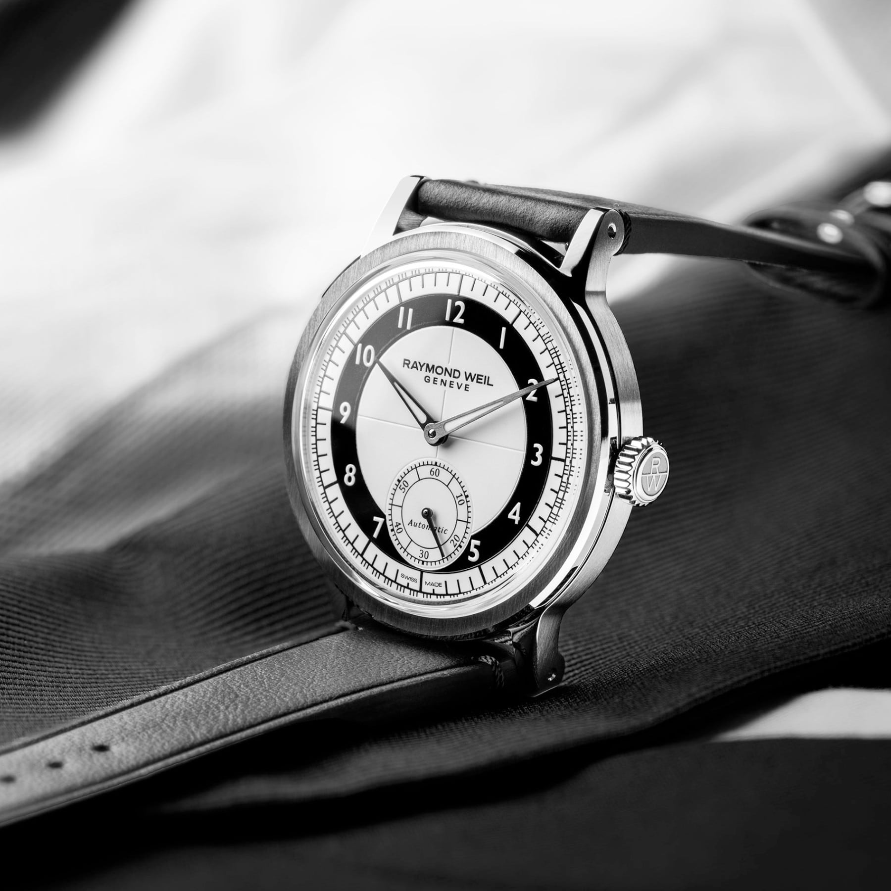 Raymond Weil Millesime Small Seconds Tuxedo Black 2930-Stc-05642