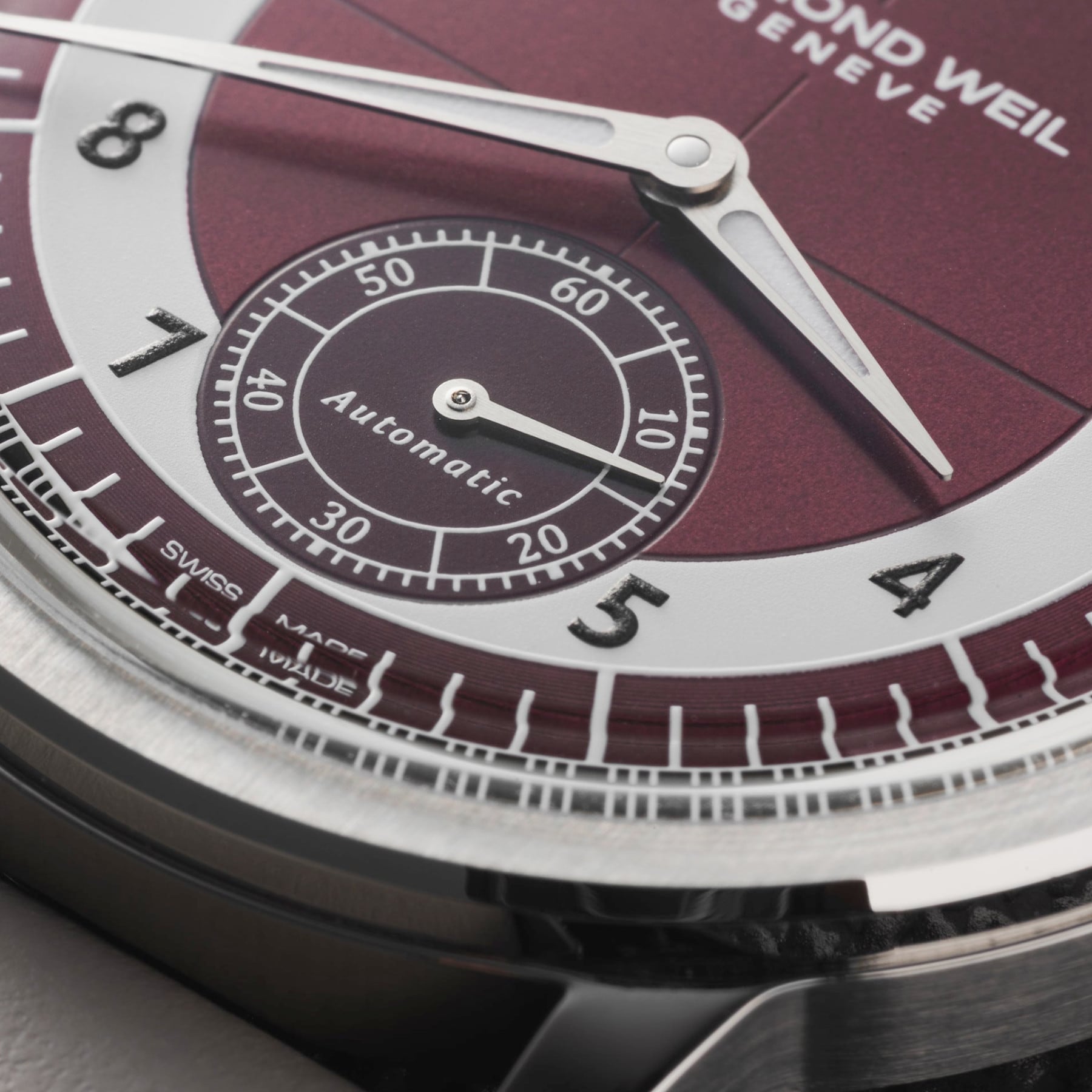 Raymond Weil Millesime Small Seconds Tuxedo Burgundy 2930-STC-05450