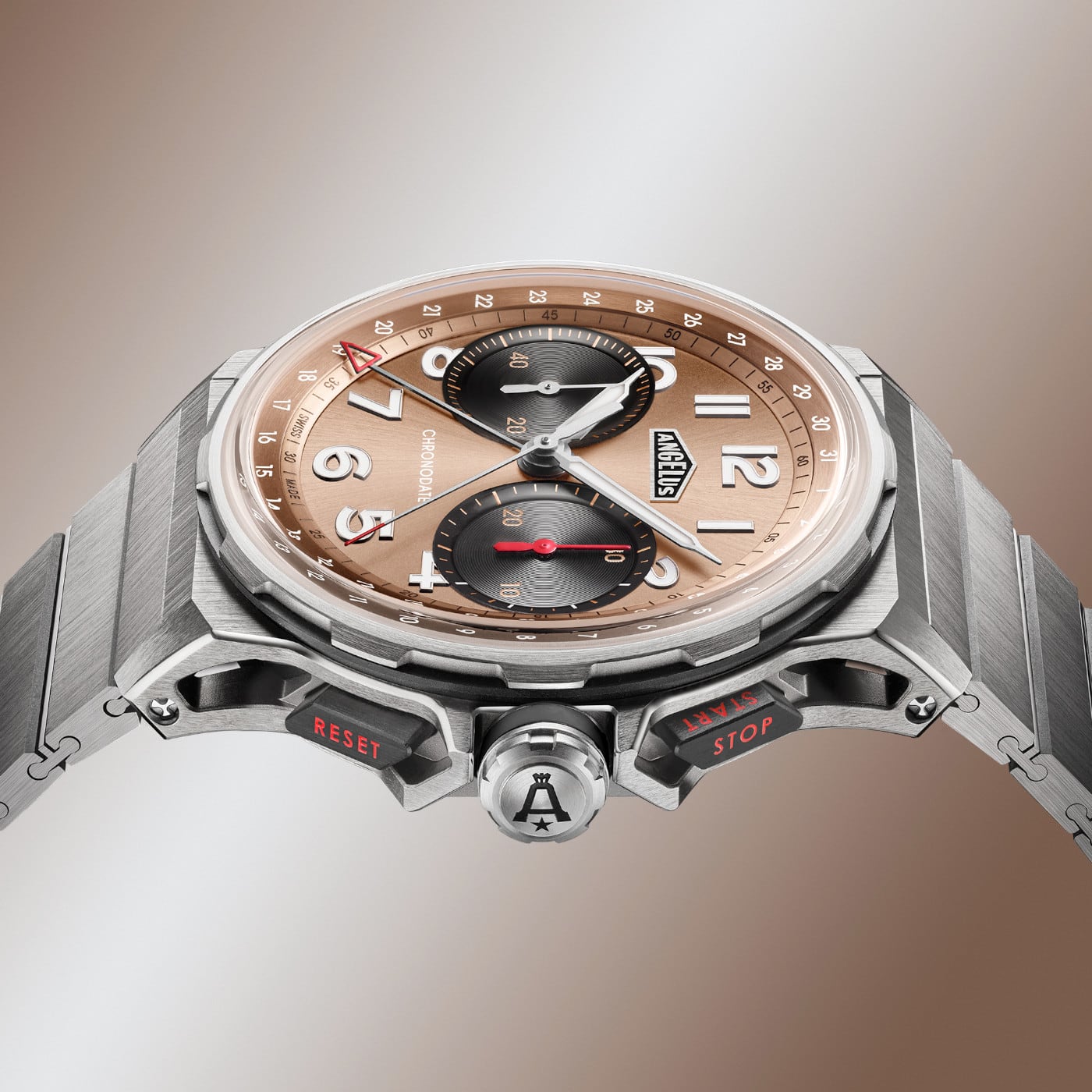 Angelus Chronodate Titanium Moka 0CDZF.C01A.C1282E