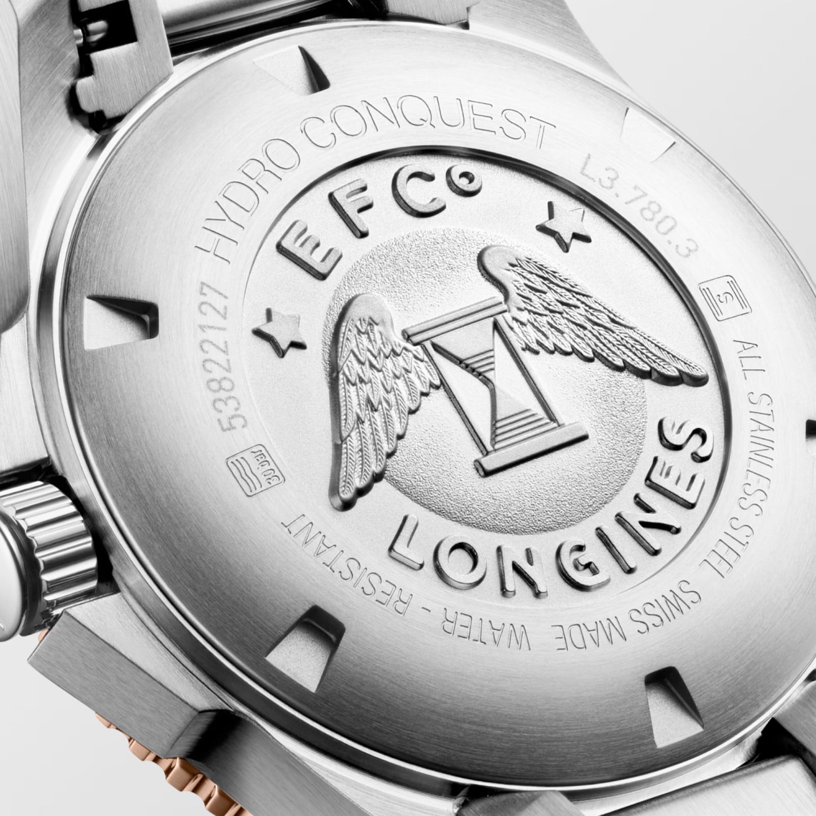 Longines Hydroconquest Sunray Grey Dial 39mm L3.780.3.78.6
