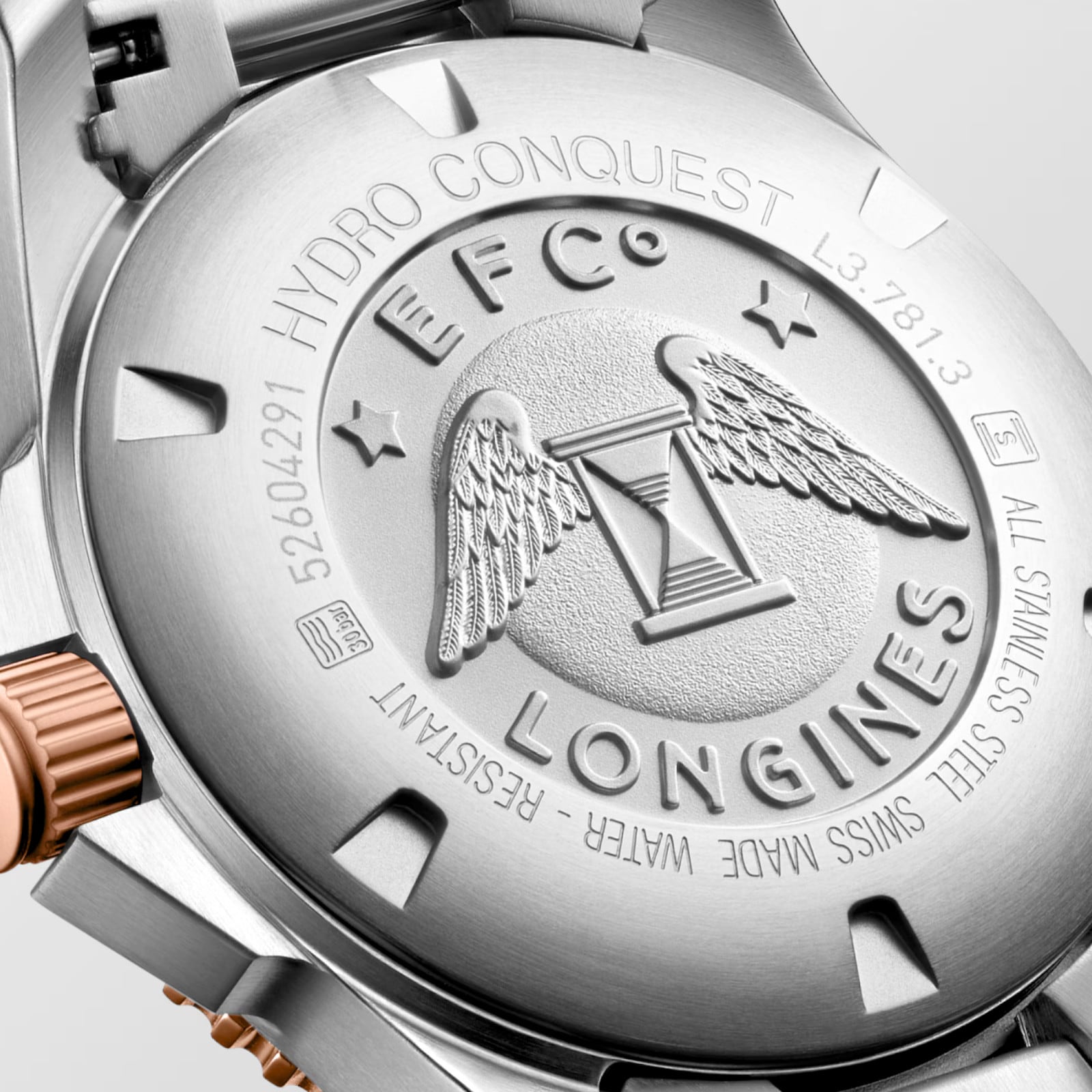 Longines Hydroconquest Sunray Grey Dial 41mm L3.781.3.78.7