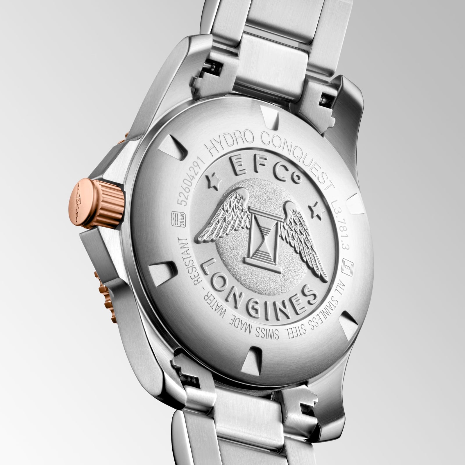 Longines Hydroconquest Sunray Grey Dial 41mm L3.781.3.78.7