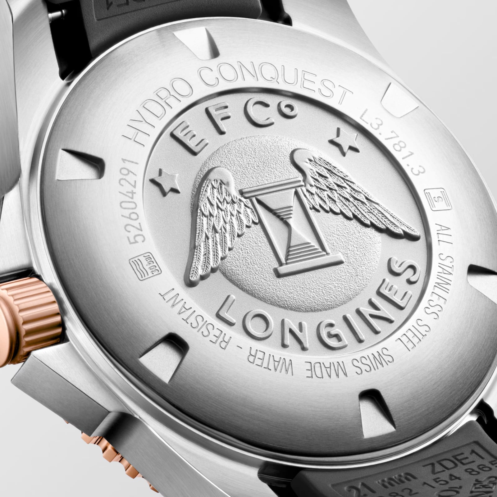 Longines Hydroconquest Sunray Black Dial 41mm L3.781.3.58.9