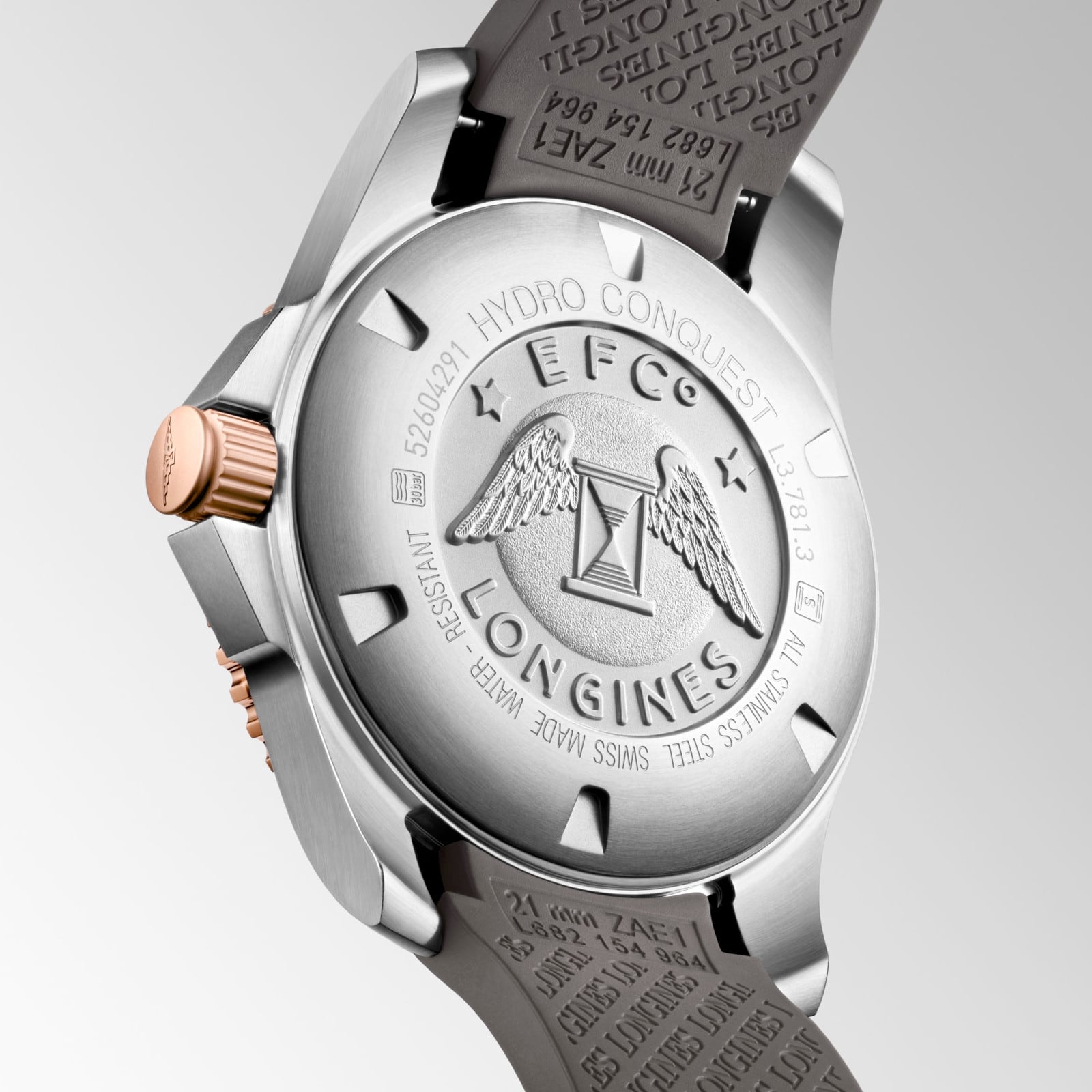 Longines Hydroconquest Sunray Grey Dial 41mm L3.781.3.78.9