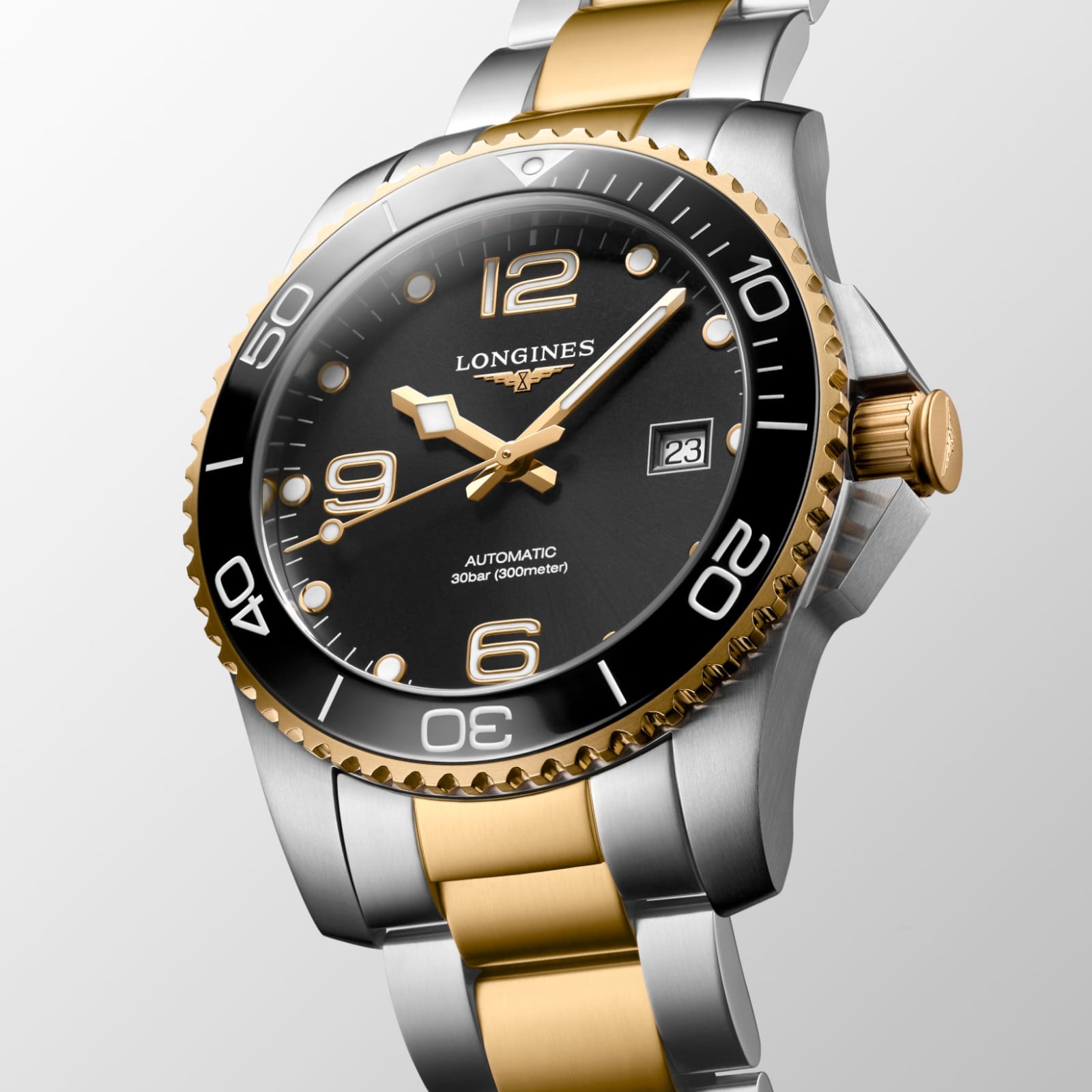 Longines Hydroconquest Sunray Black Dial 41mm L3.781.3.56.7