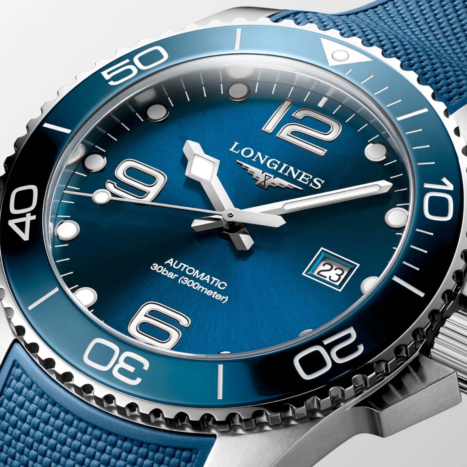 Longines Hydroconquest Sunray Blue Dial 43mm L3.782.4.96.9
