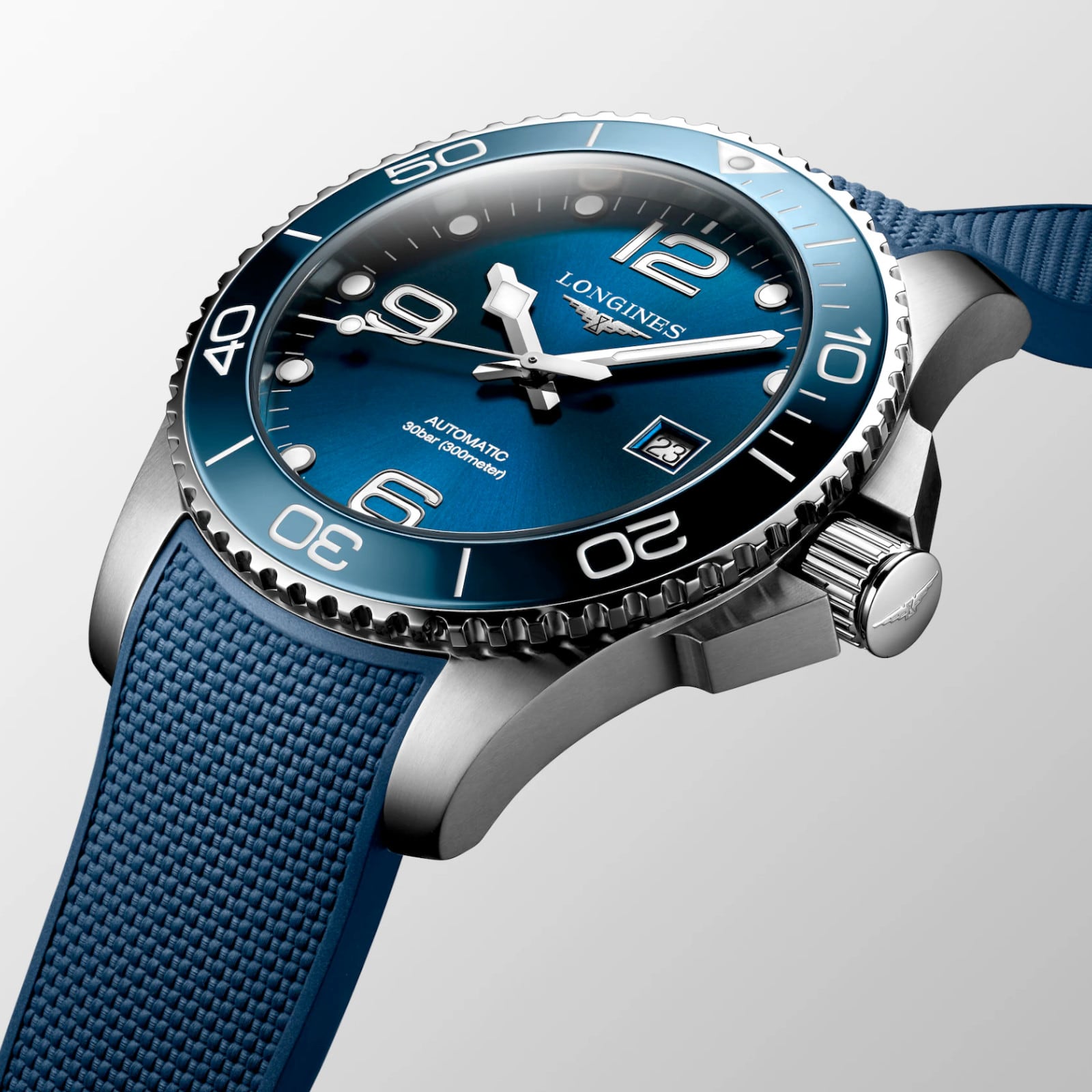 Longines Hydroconquest Sunray Blue Dial 43mm L3.782.4.96.9