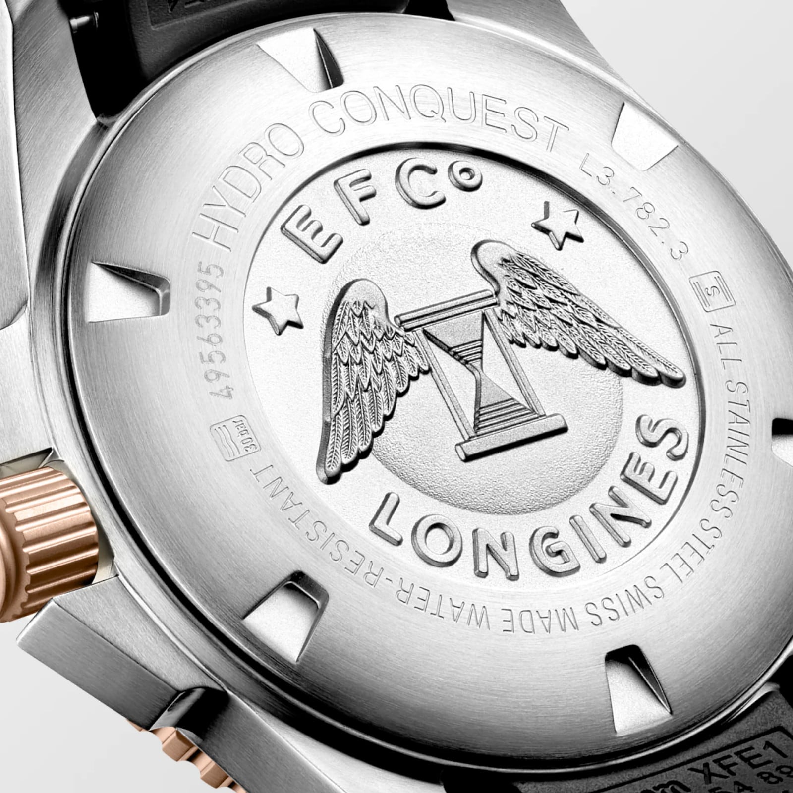 Longines Hydroconquest Sunray Black Dial 43mm L3.782.3.58.9