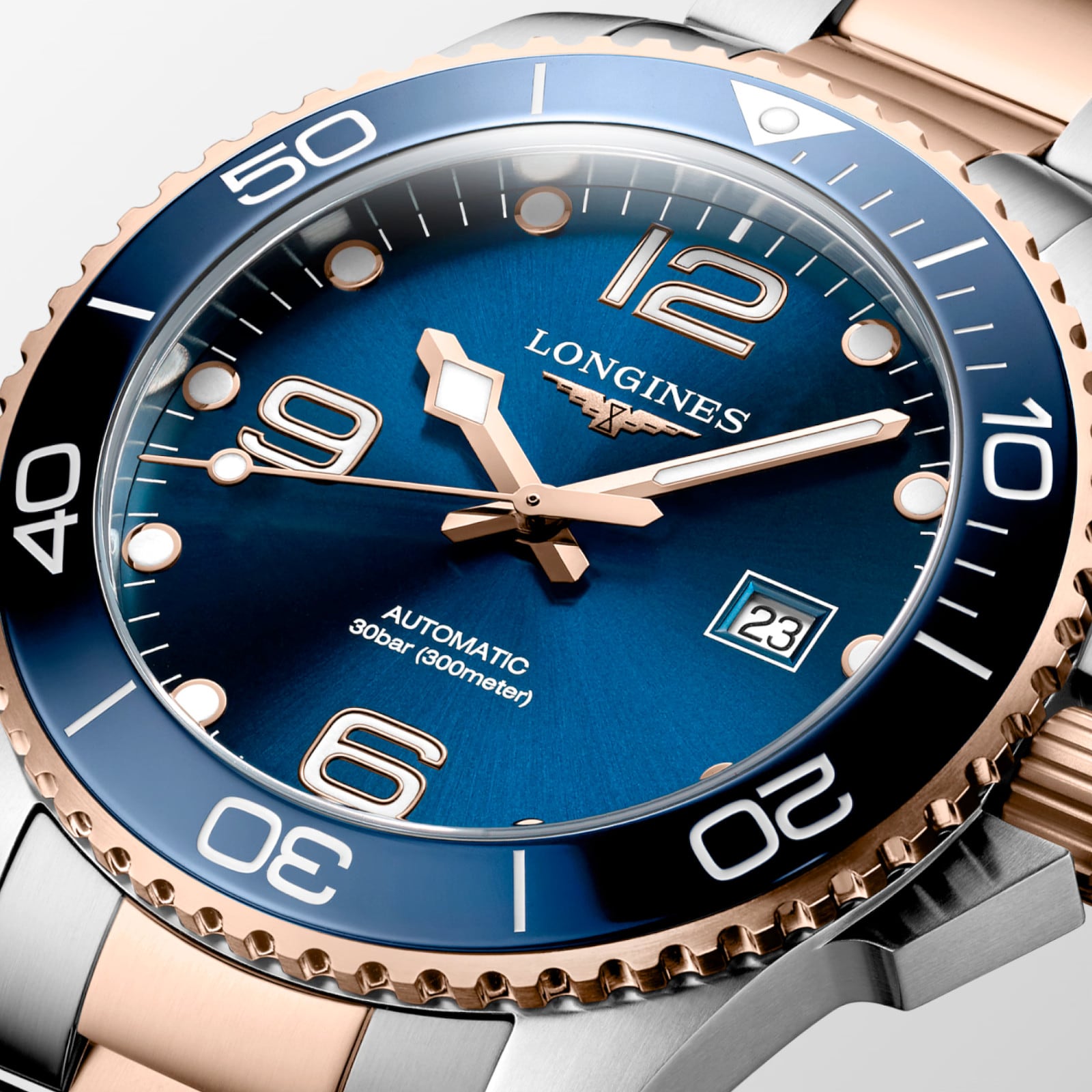 Longines Hydroconquest Sunray Blue Dial 43mm L3.782.3.98.7