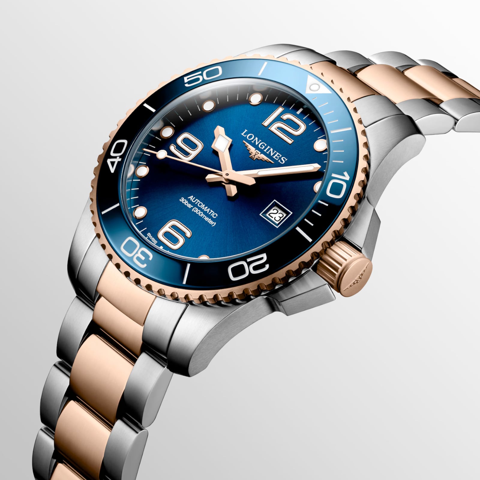 Longines Hydroconquest Sunray Blue Dial 43mm L3.782.3.98.7