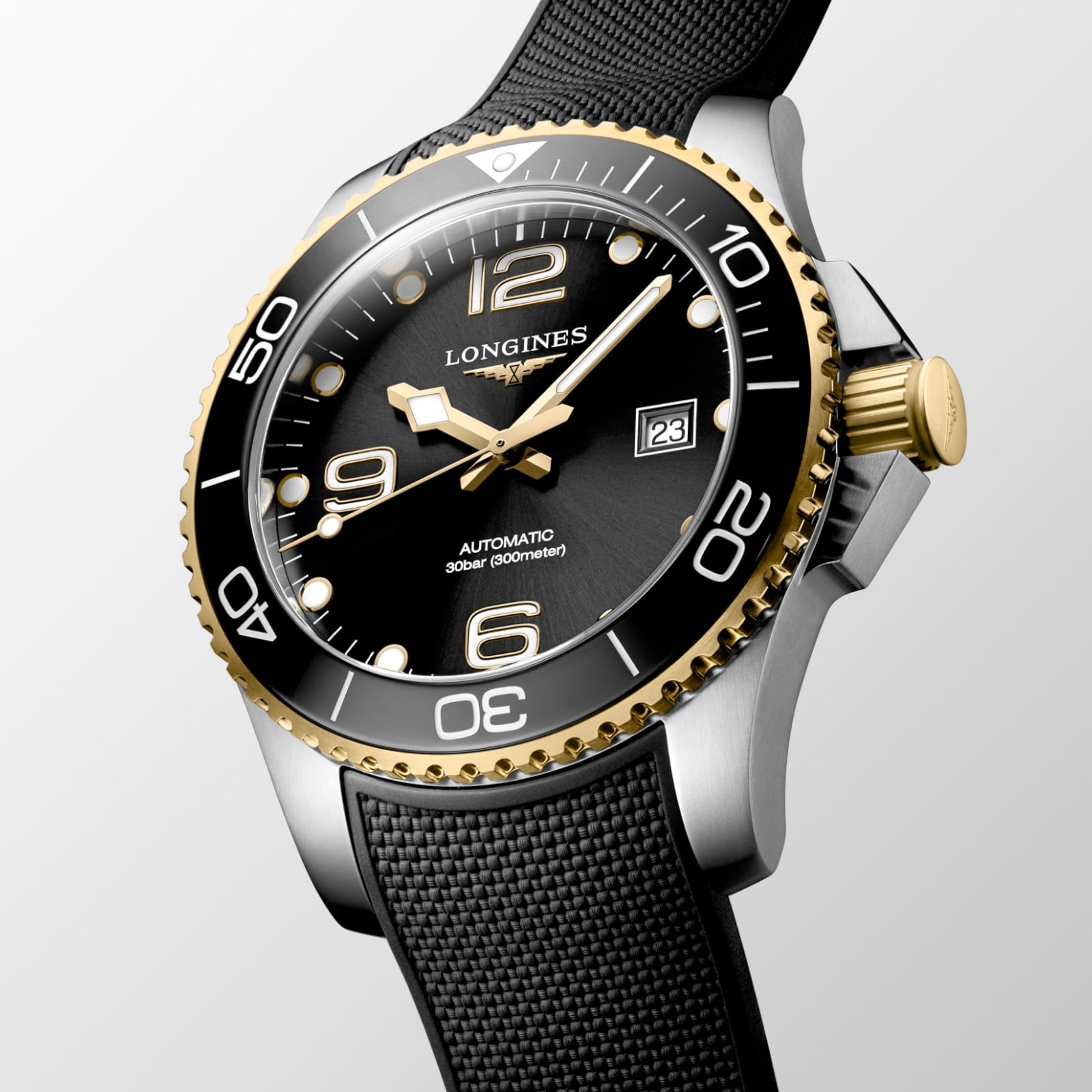 Longines Hydroconquest Sunray Black Dial 43mm L3.782.3.56.9