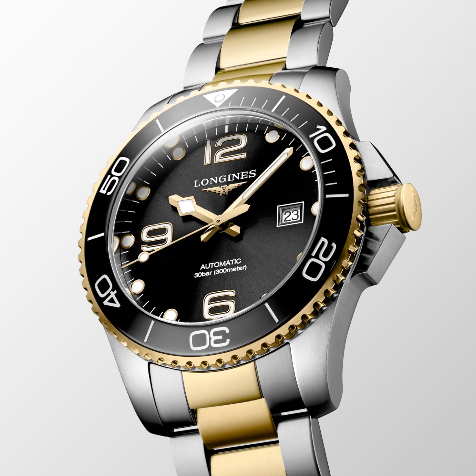 Longines Hydroconquest  L3.782.3.56.7 Sunray Black Dial 43mm